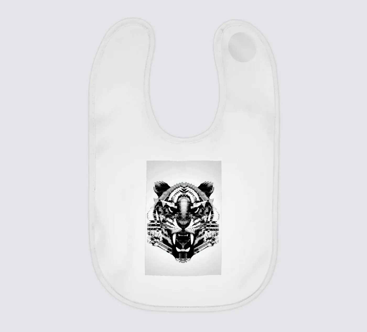 Ingwe. baby bib by Three Of The Possessed