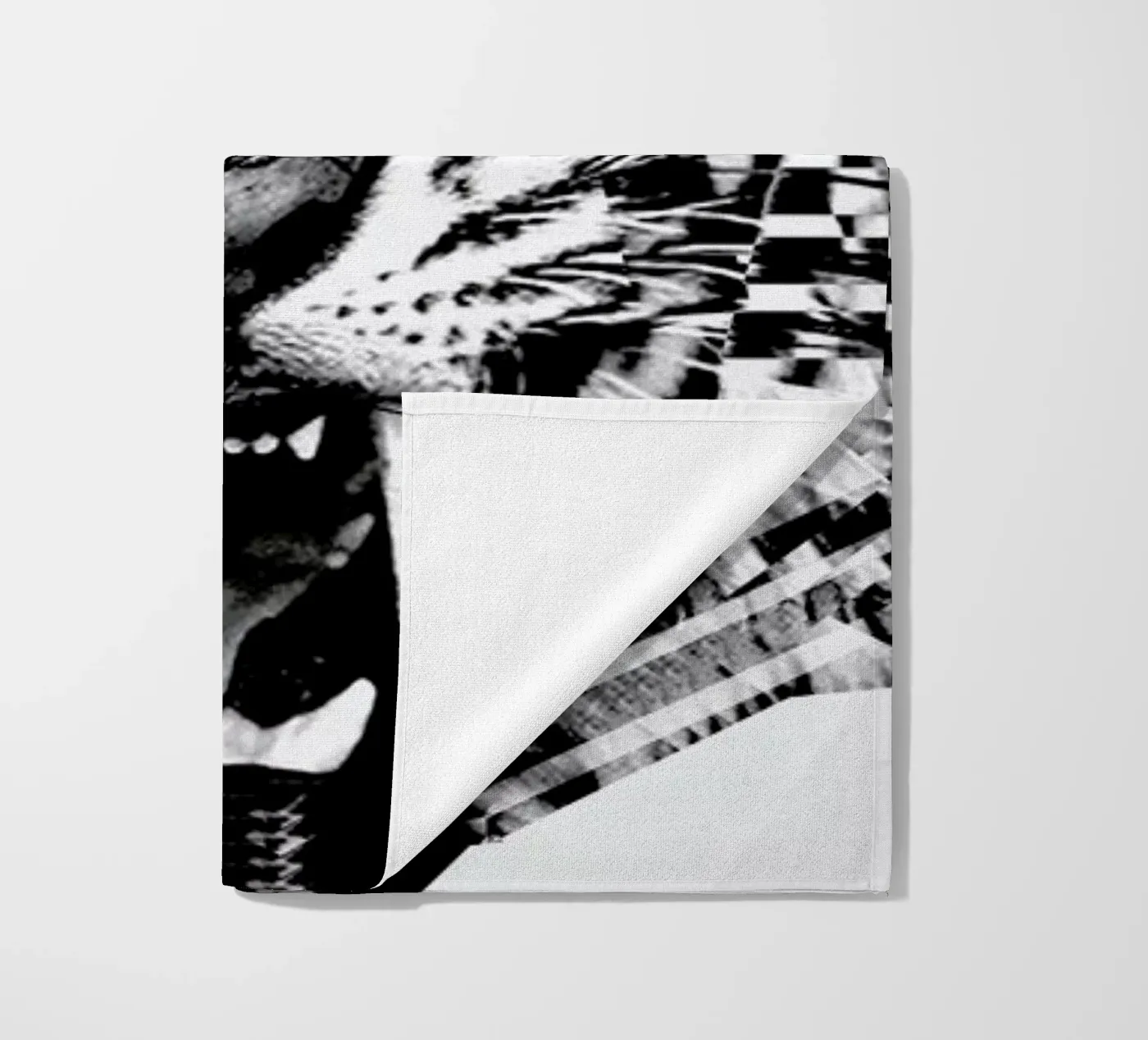 Ingwe. beach towel by Three Of The Possessed