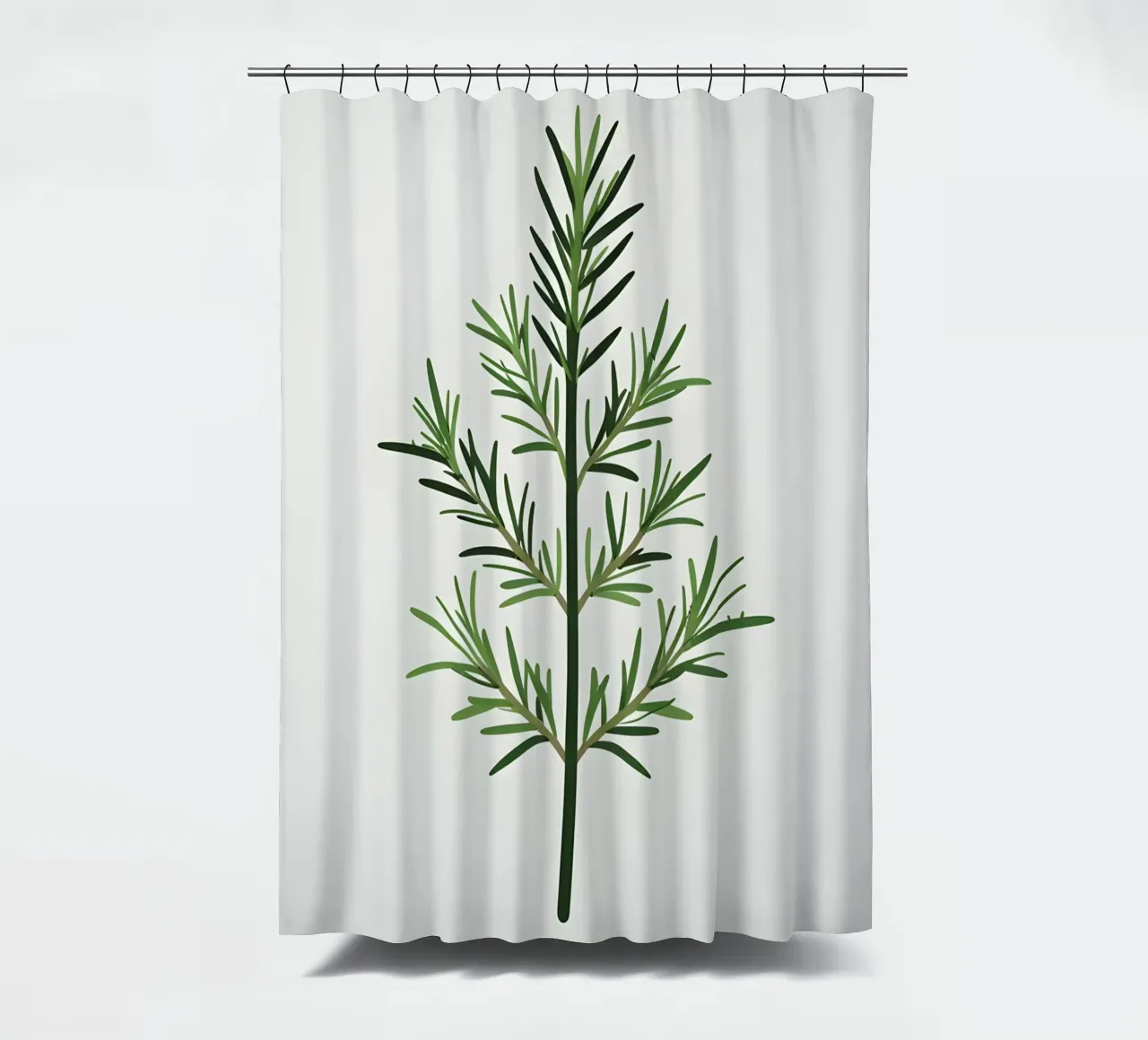 Rosmarin-Zweig Duschvorhang von Botanical Gallery