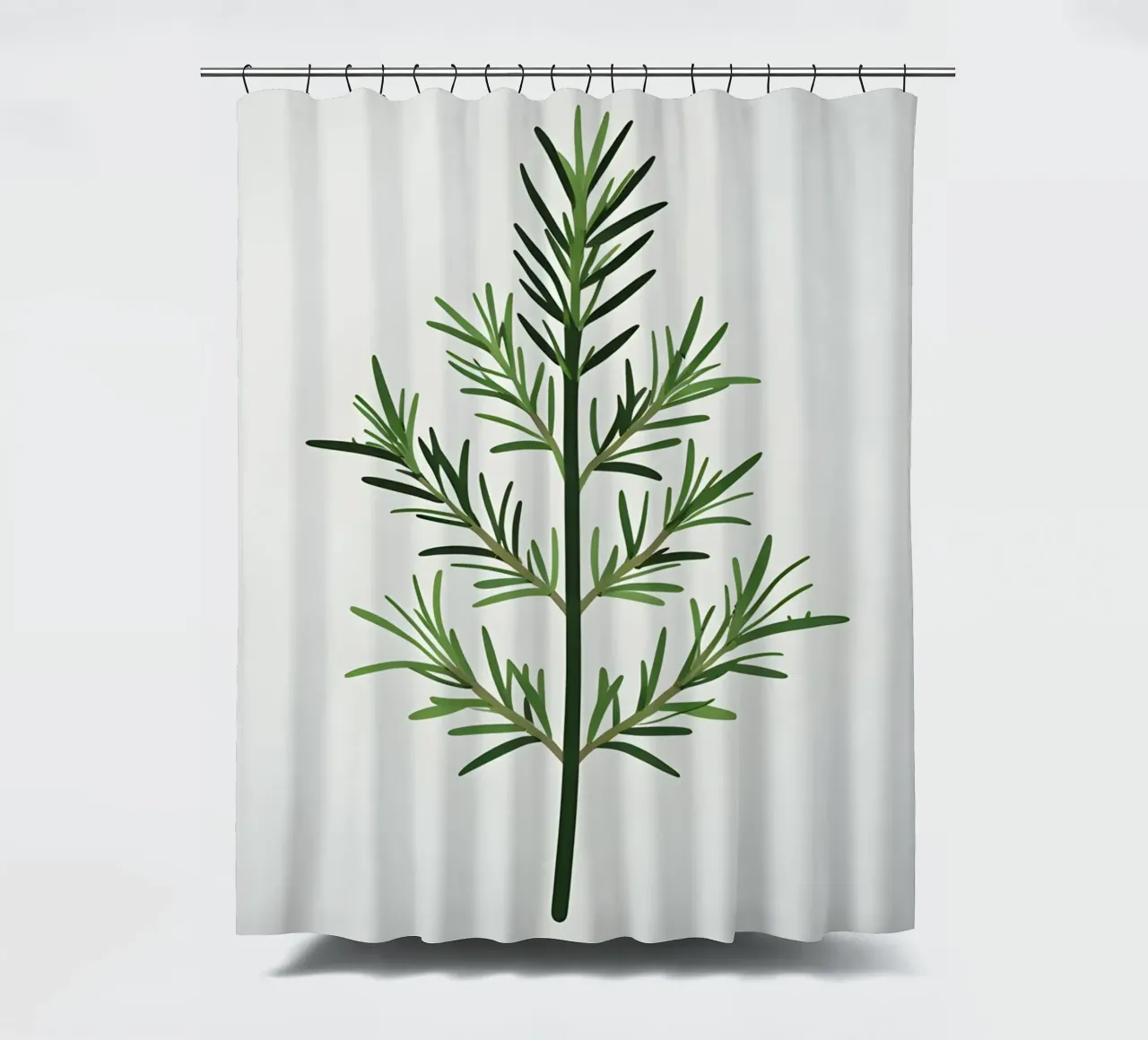 Rosmarin-Zweig Duschvorhang von Botanical Gallery