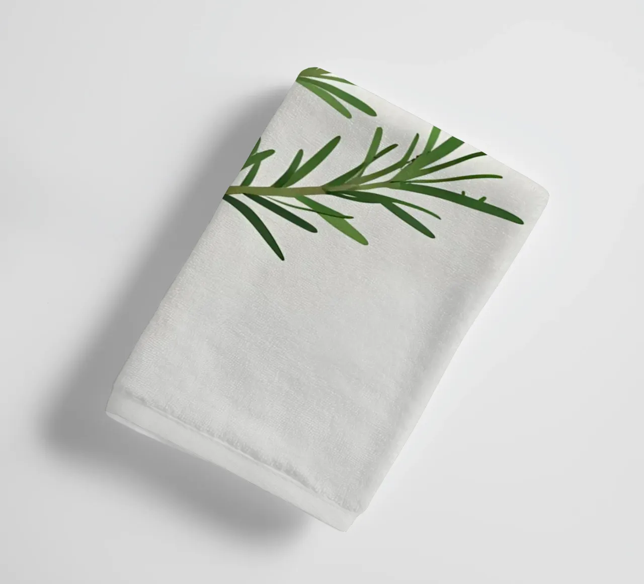 Rosmarin-Zweig Handtuch von Botanical Gallery