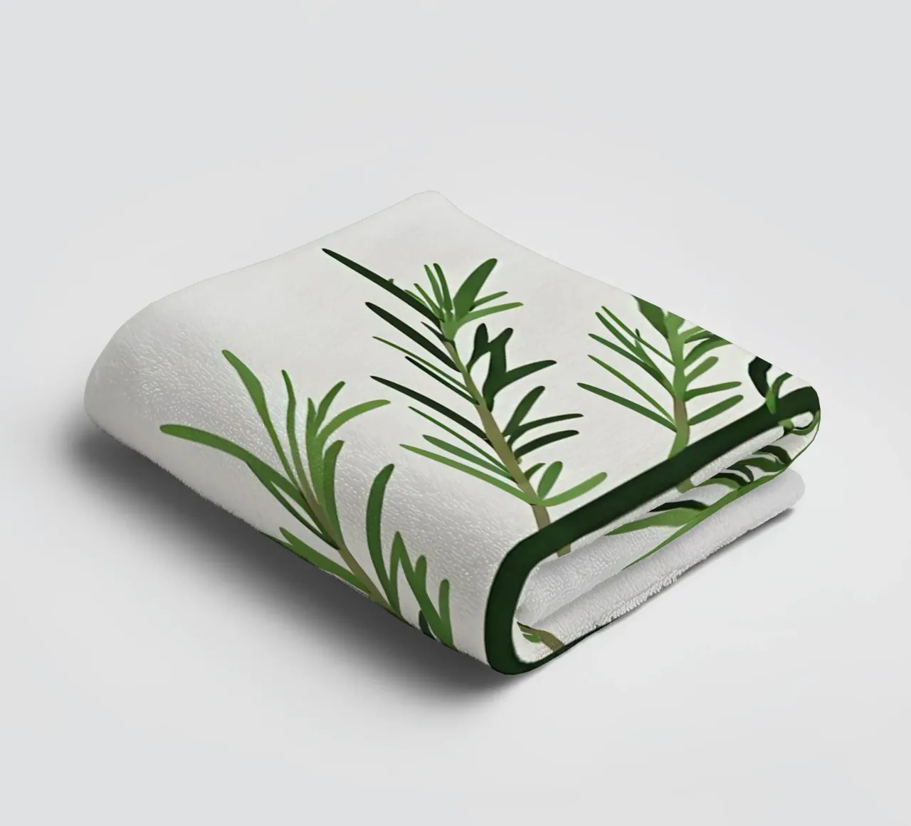 Rosmarin-Zweig Handtuch von Botanical Gallery