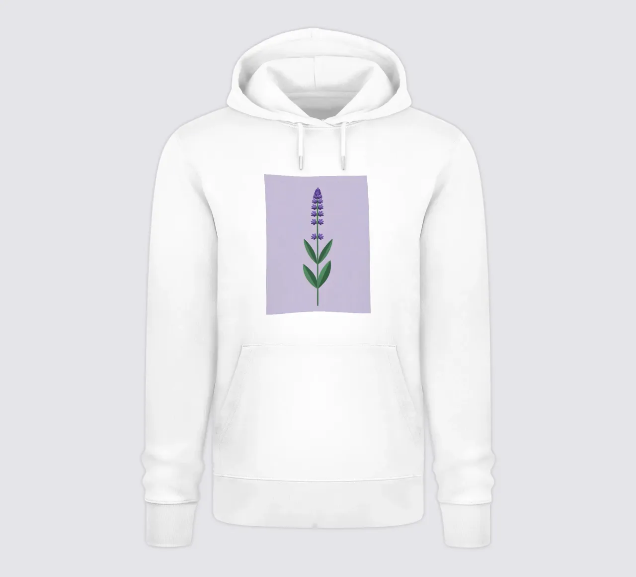 Stelo di lavanda felpa con cappuccio da Botanical Gallery