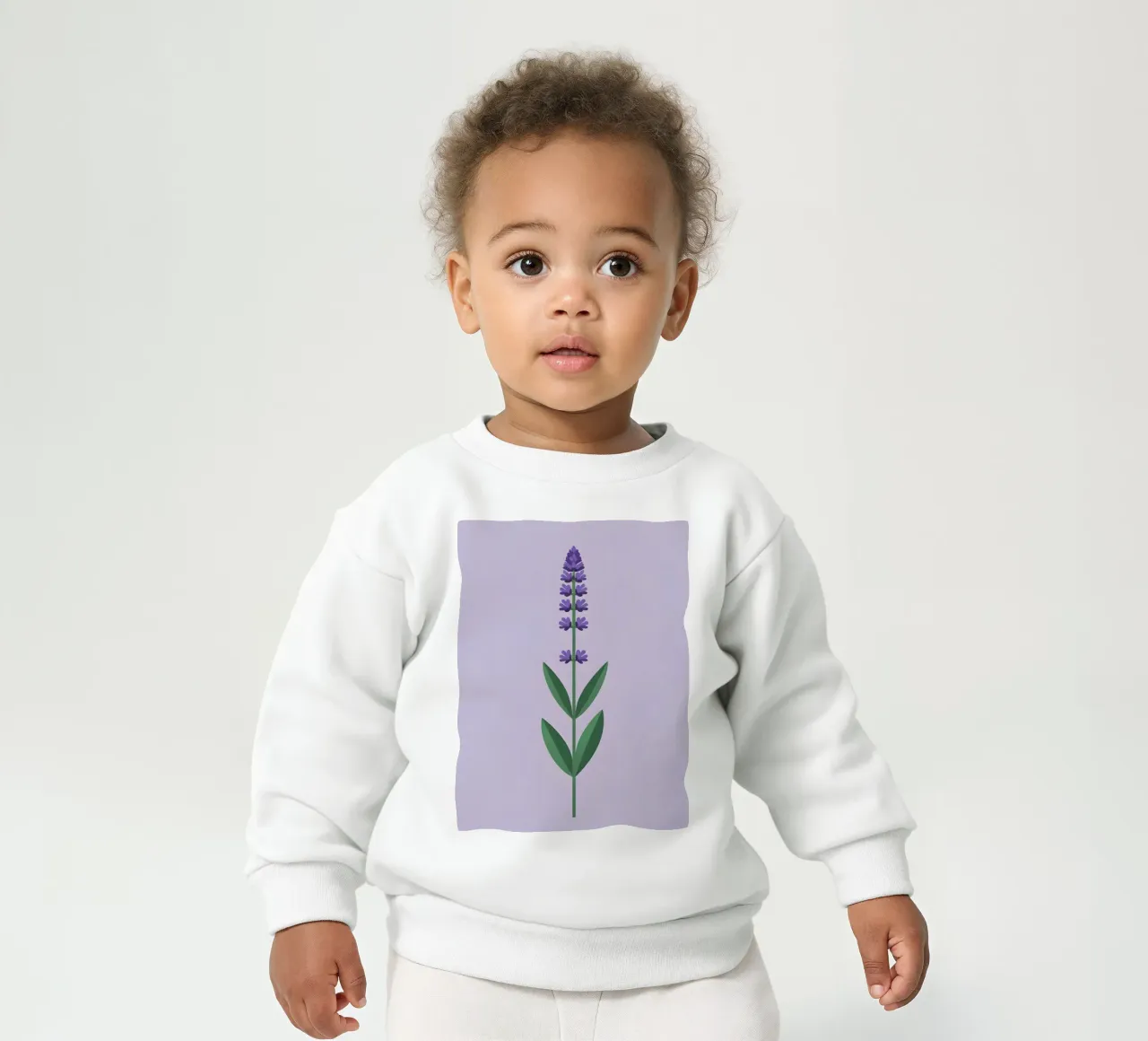 Stelo di lavanda felpa neonato da Botanical Gallery