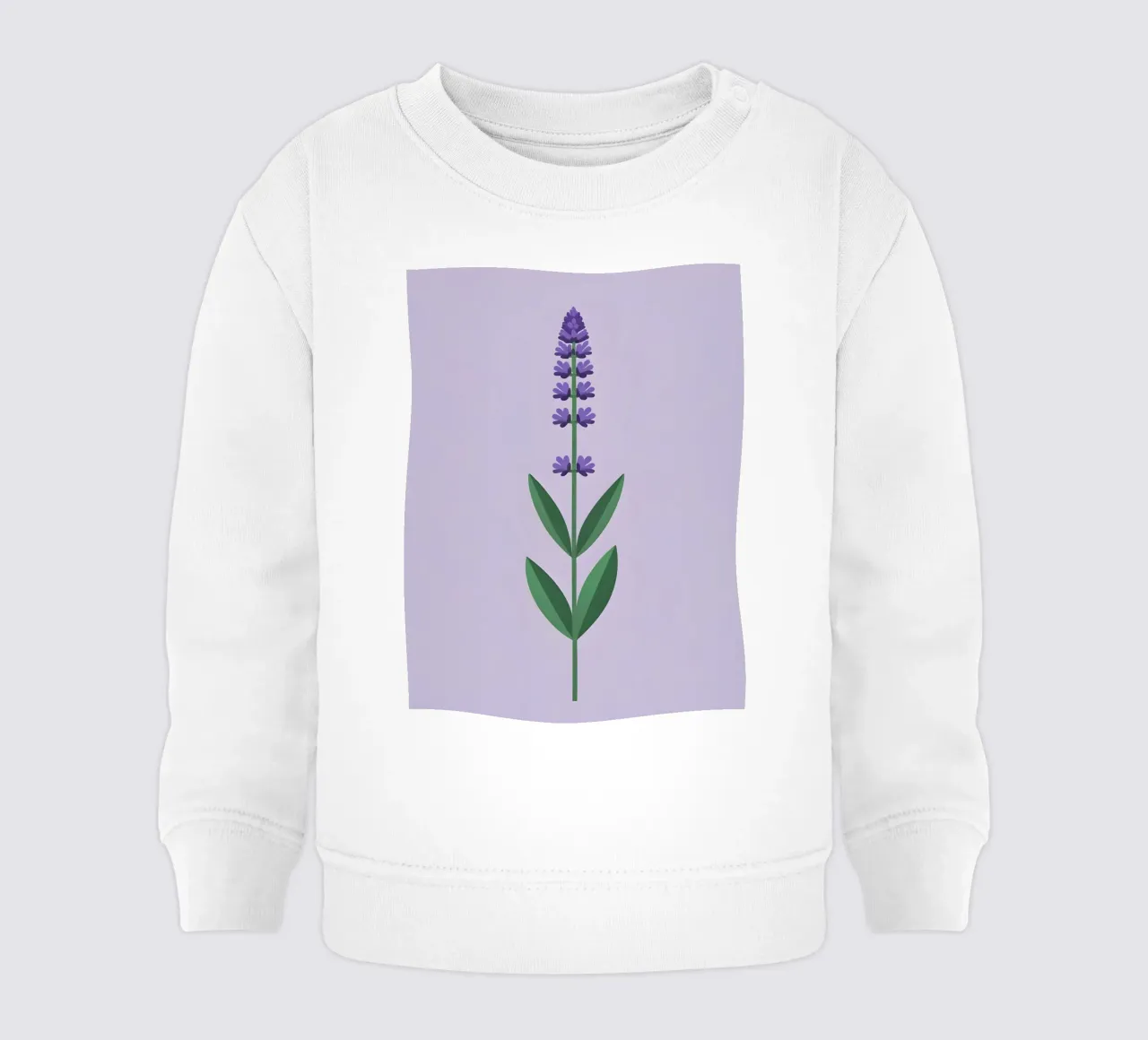 Stelo di lavanda felpa neonato da Botanical Gallery