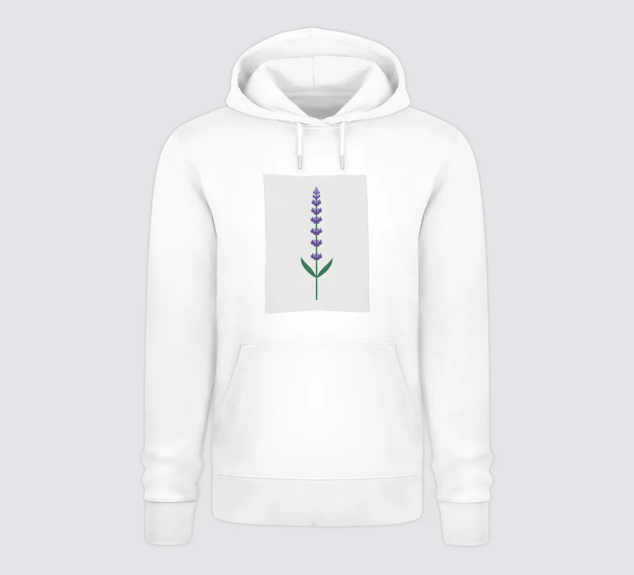 Stelo di lavanda felpa con cappuccio da Botanical Gallery