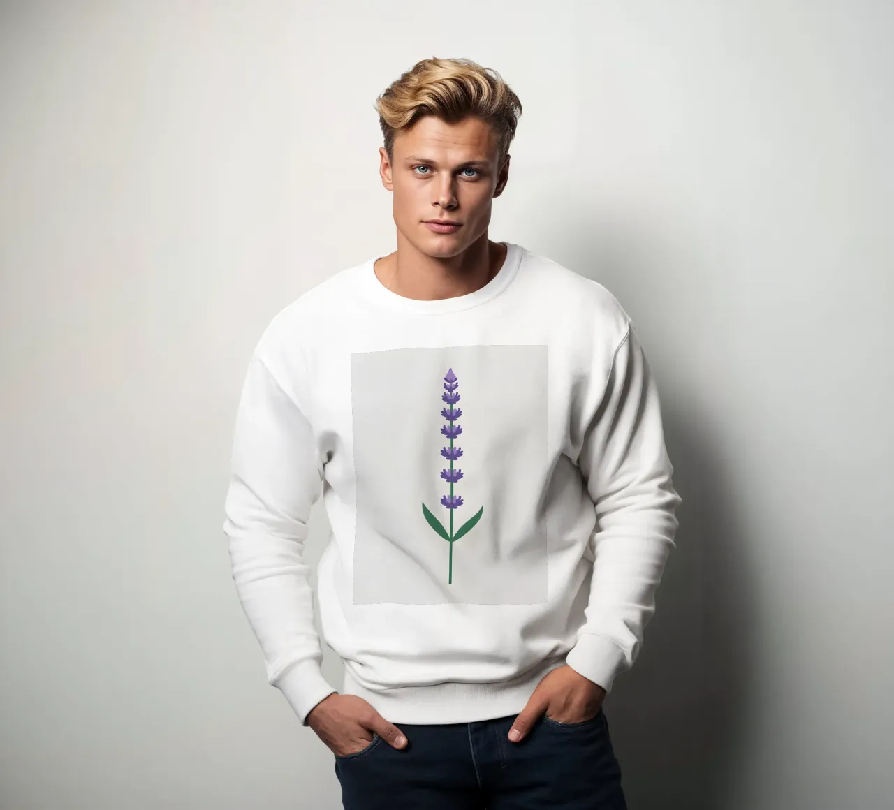 Stelo di lavanda felpa da Botanical Gallery
