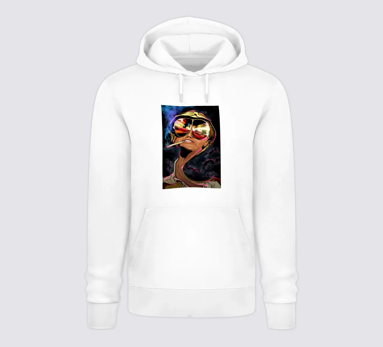 Fear And Loathing Night felpa con cappuccio da nabakumov