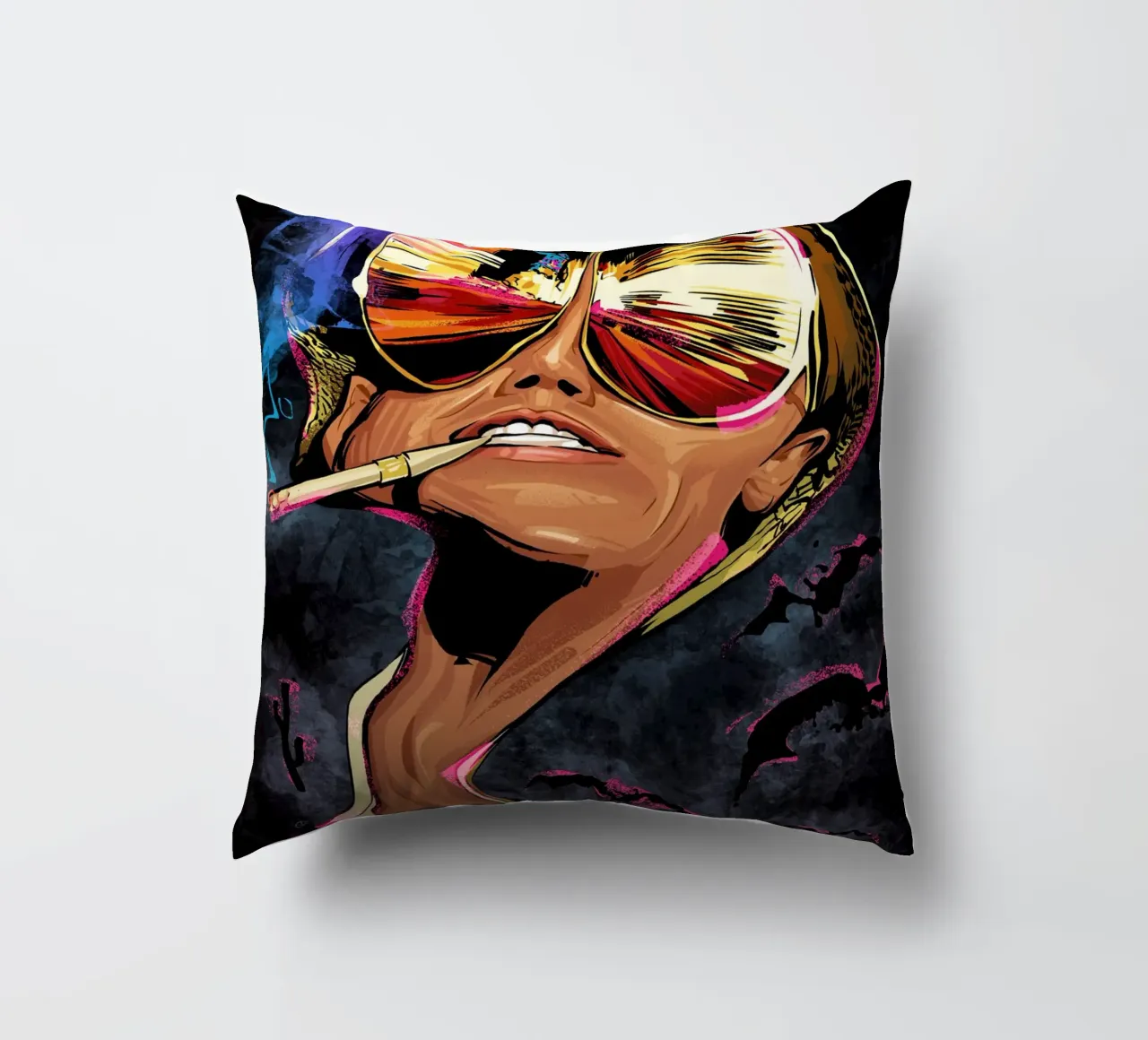 Fear And Loathing Night cuscino da nabakumov