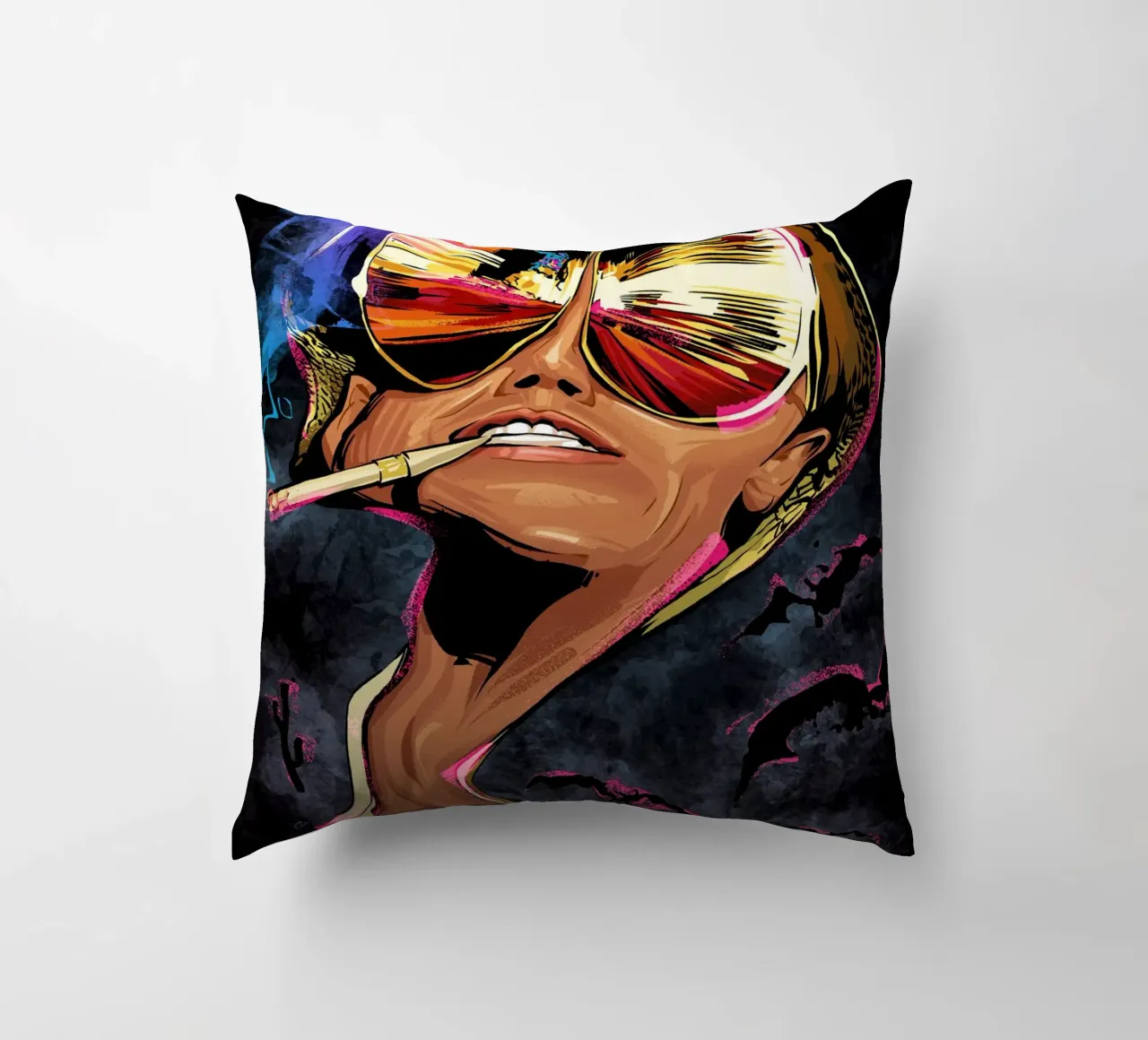 Fear And Loathing Night cuscino da nabakumov