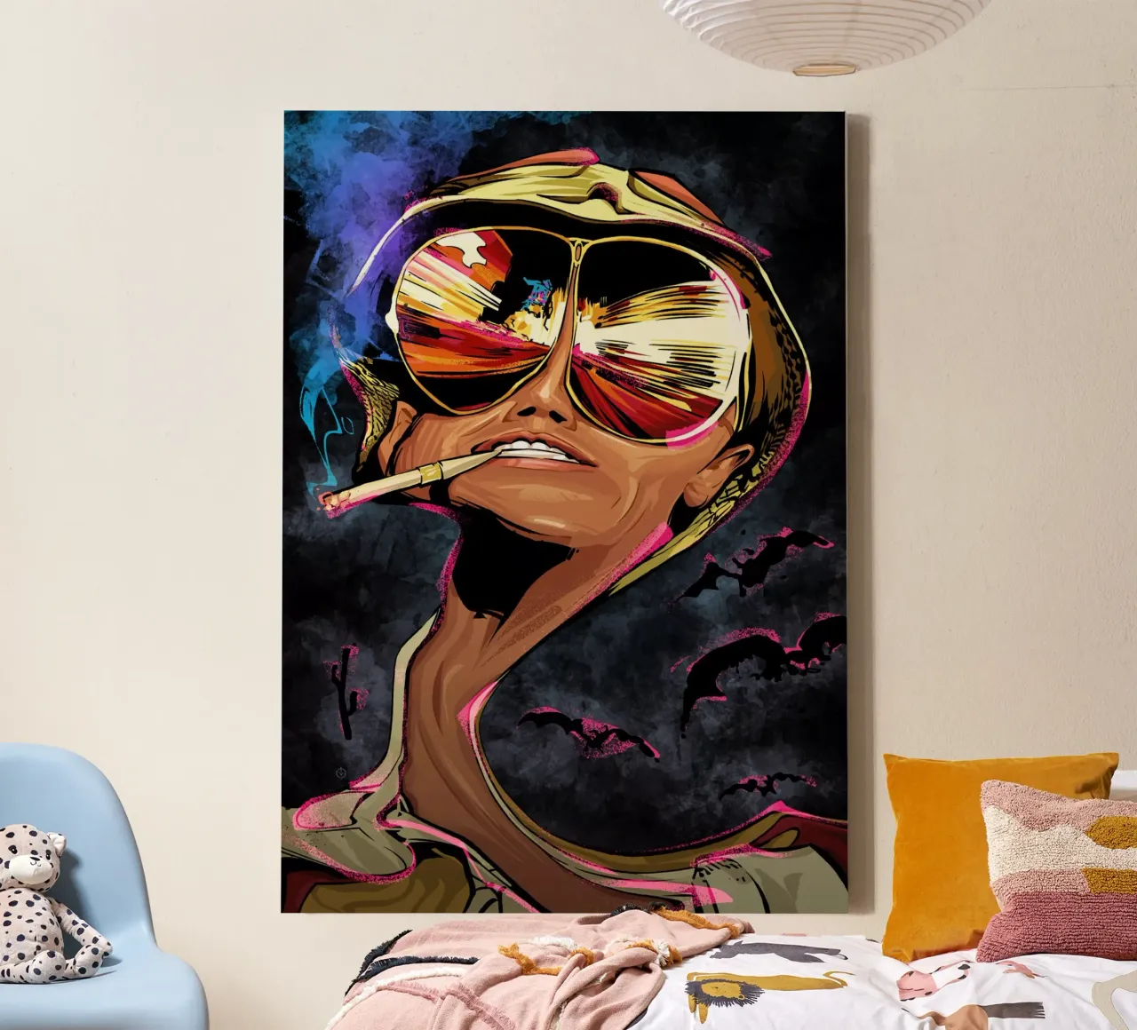Fear And Loathing Night canvas by nabakumov