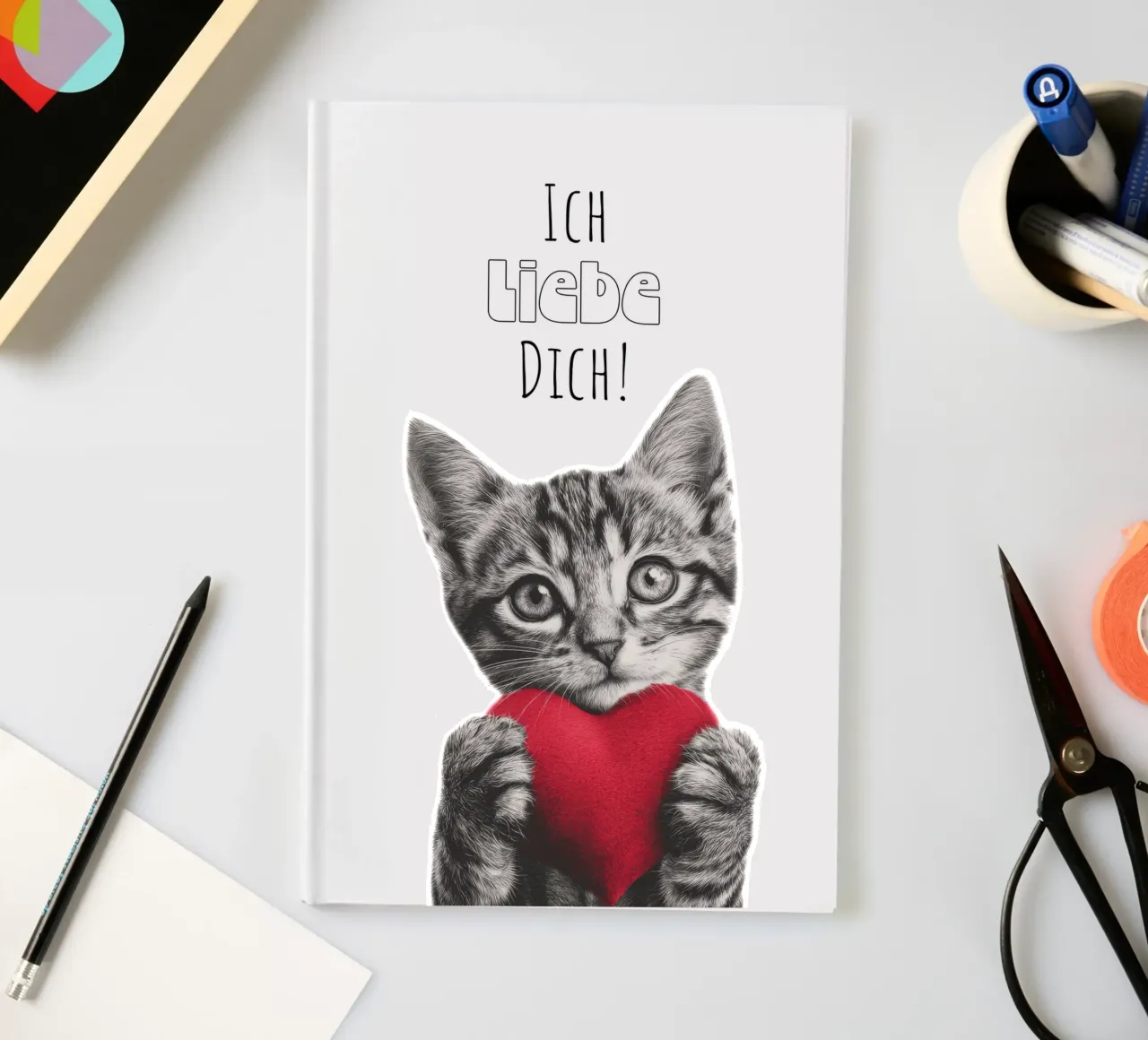 Ich liebe dich Notizbuch von Melanie Viola