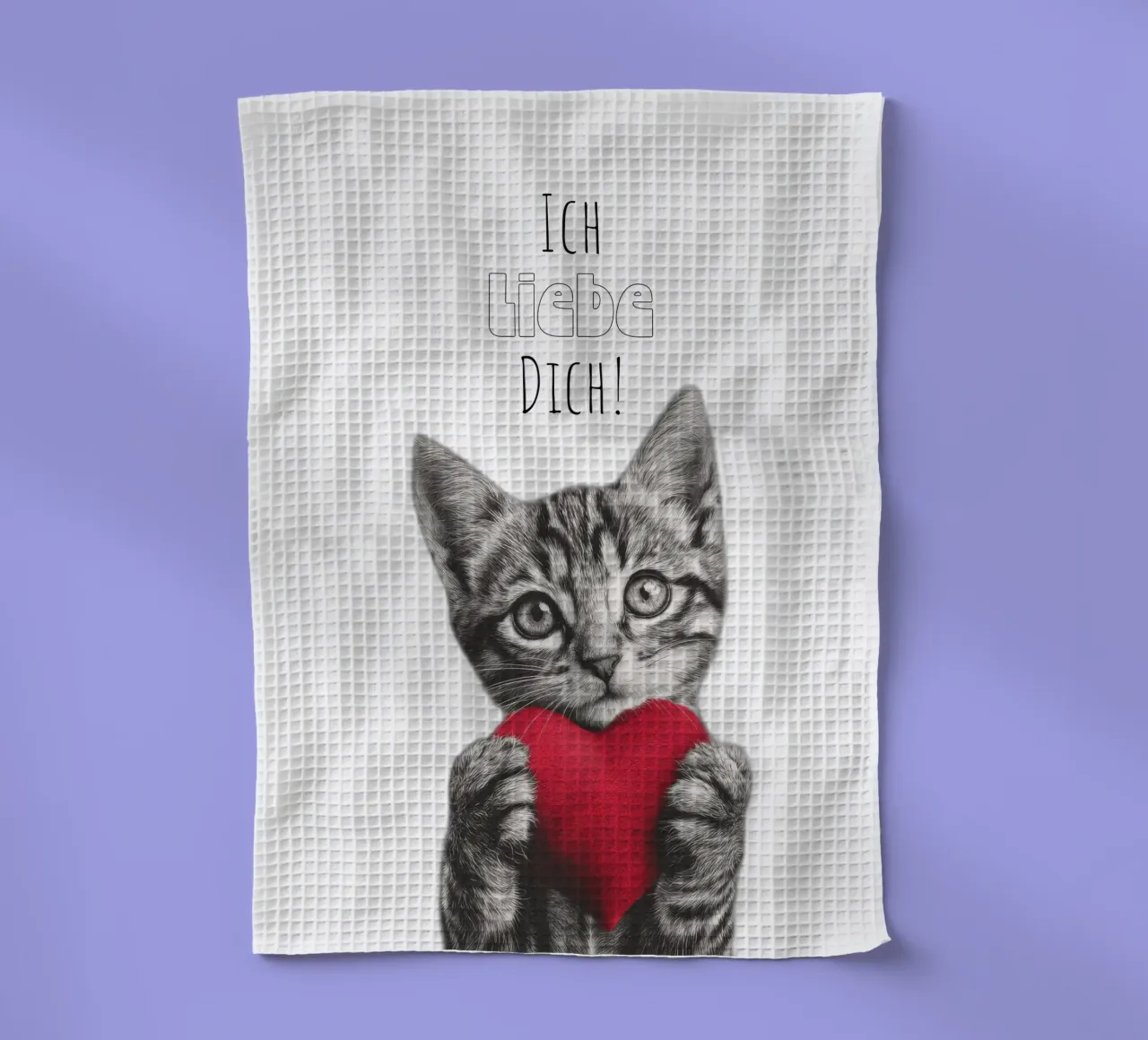 Ich liebe dich torchon de Melanie Viola