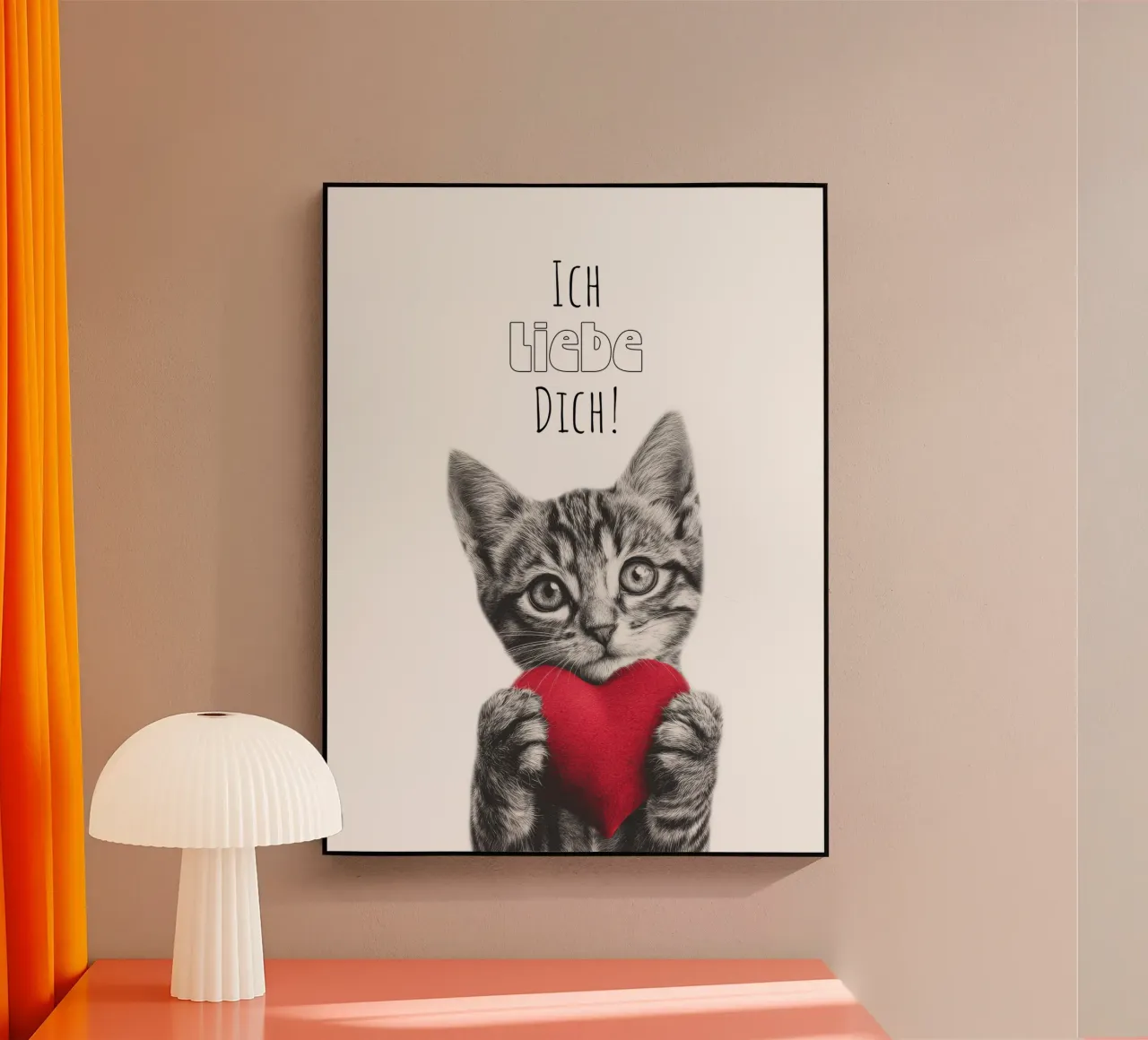 Ich liebe dich plexiglass da Melanie Viola