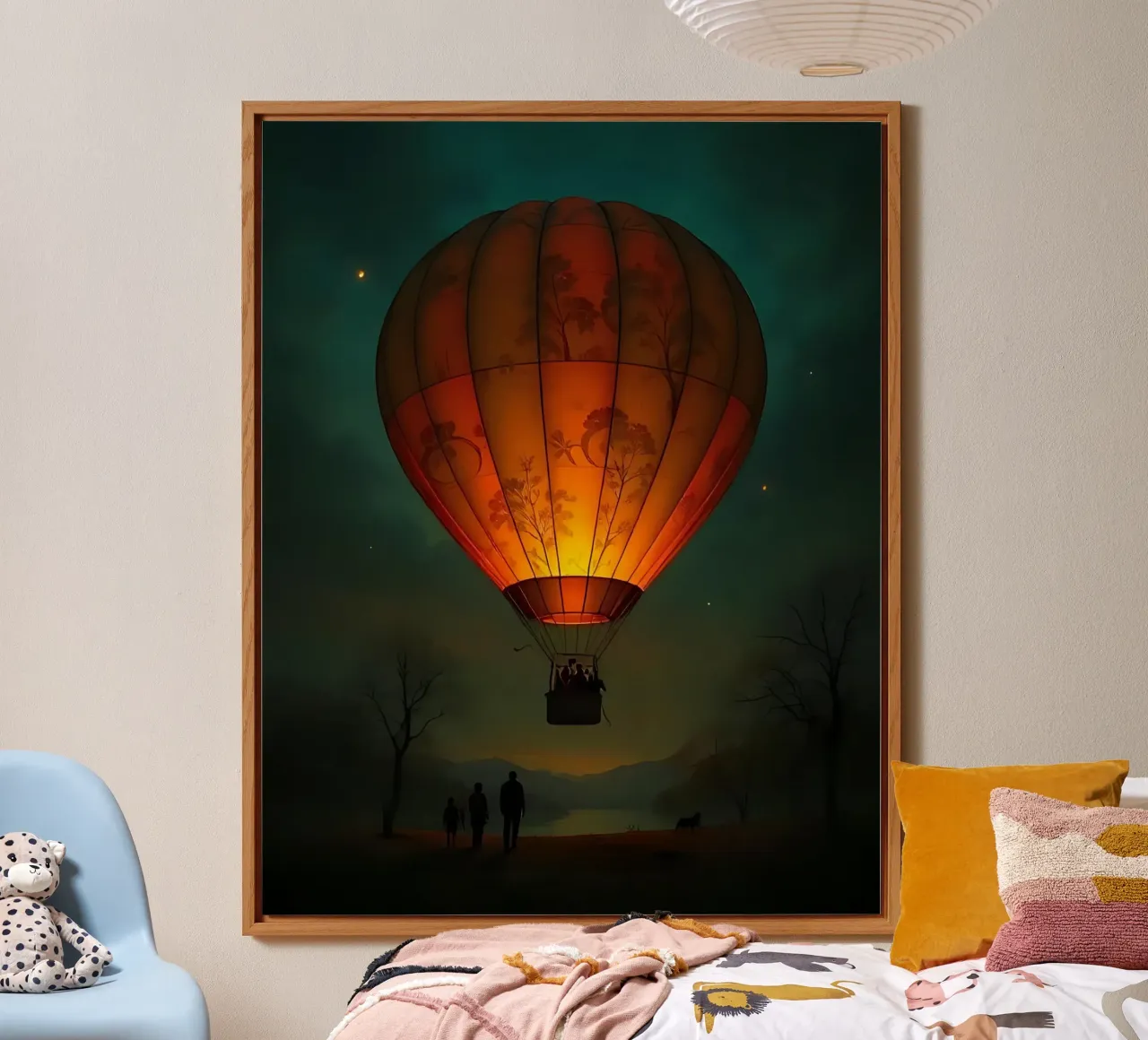 Giro in mongolfiera_1 alluminio dibond da Fantasie & Mystikwelten by LK