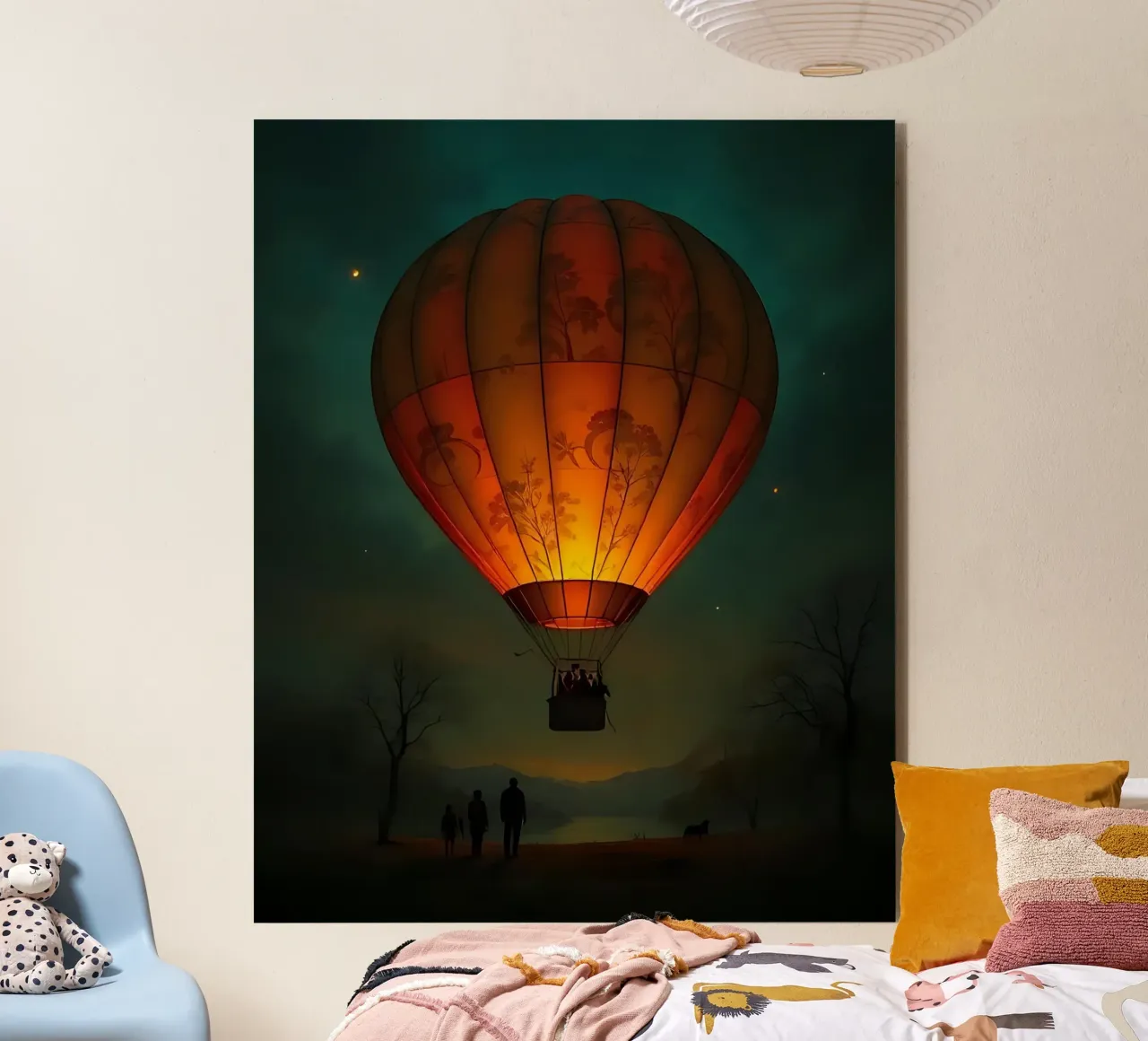 Giro in mongolfiera_1 alluminio dibond da Fantasie & Mystikwelten by LK