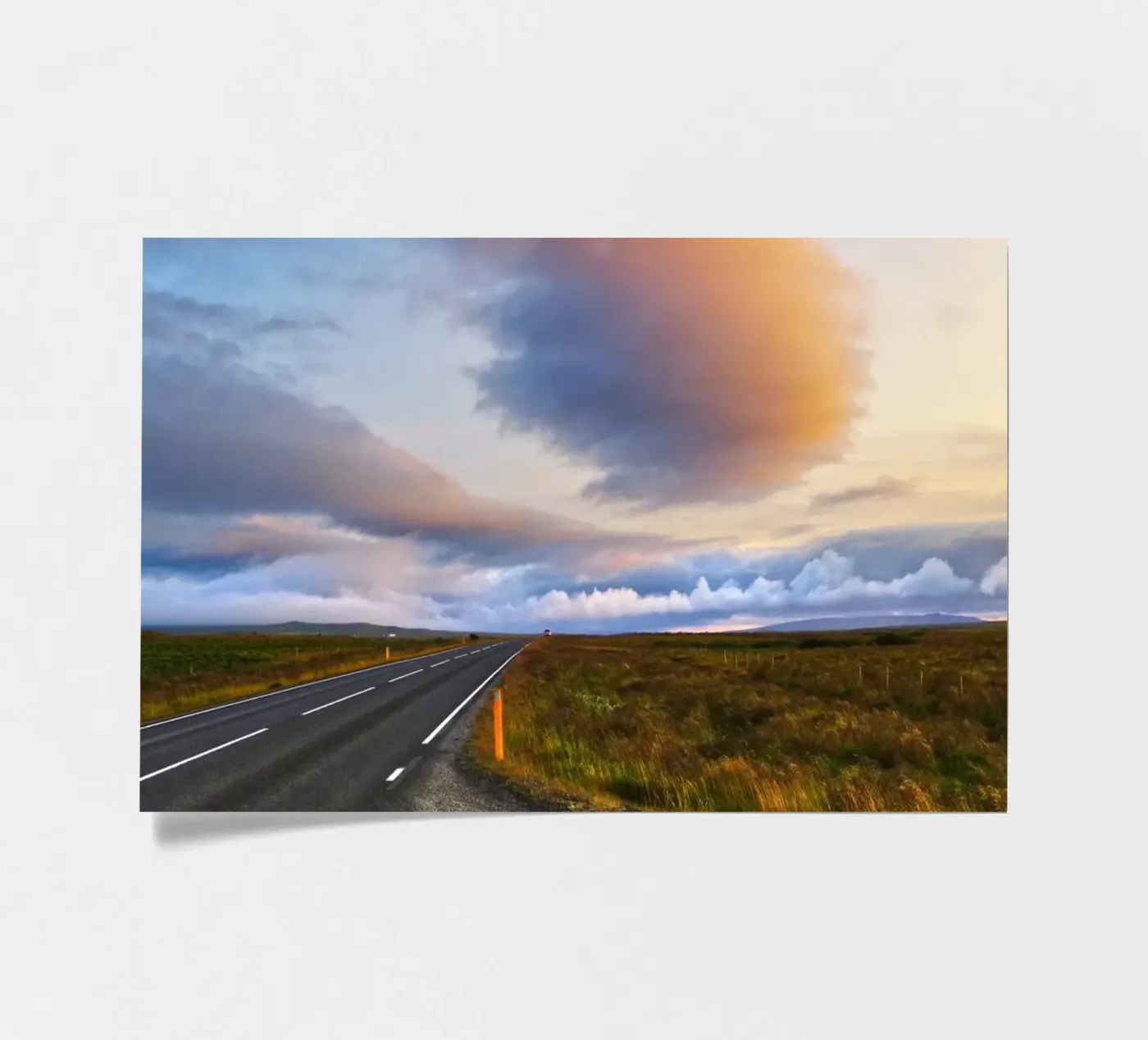 Sunset road sticker sheet by Fjöllart