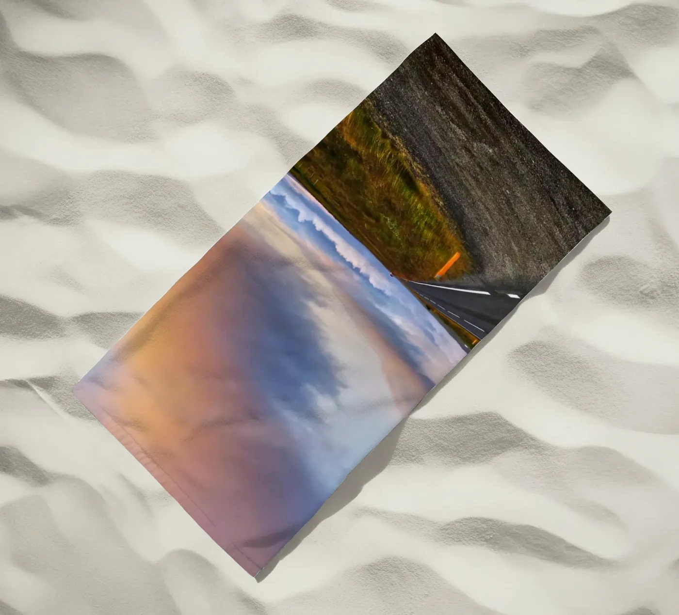 Sunset road telo mare da Fjöllart