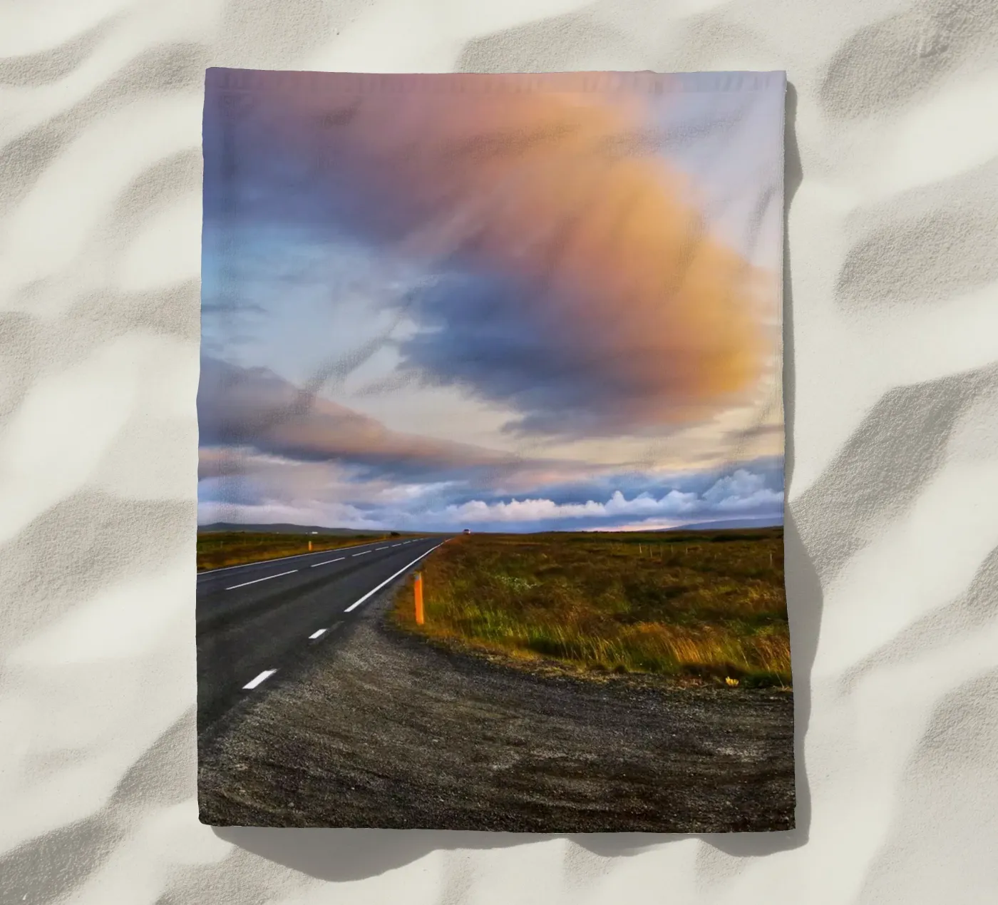 Sunset road telo mare da Fjöllart