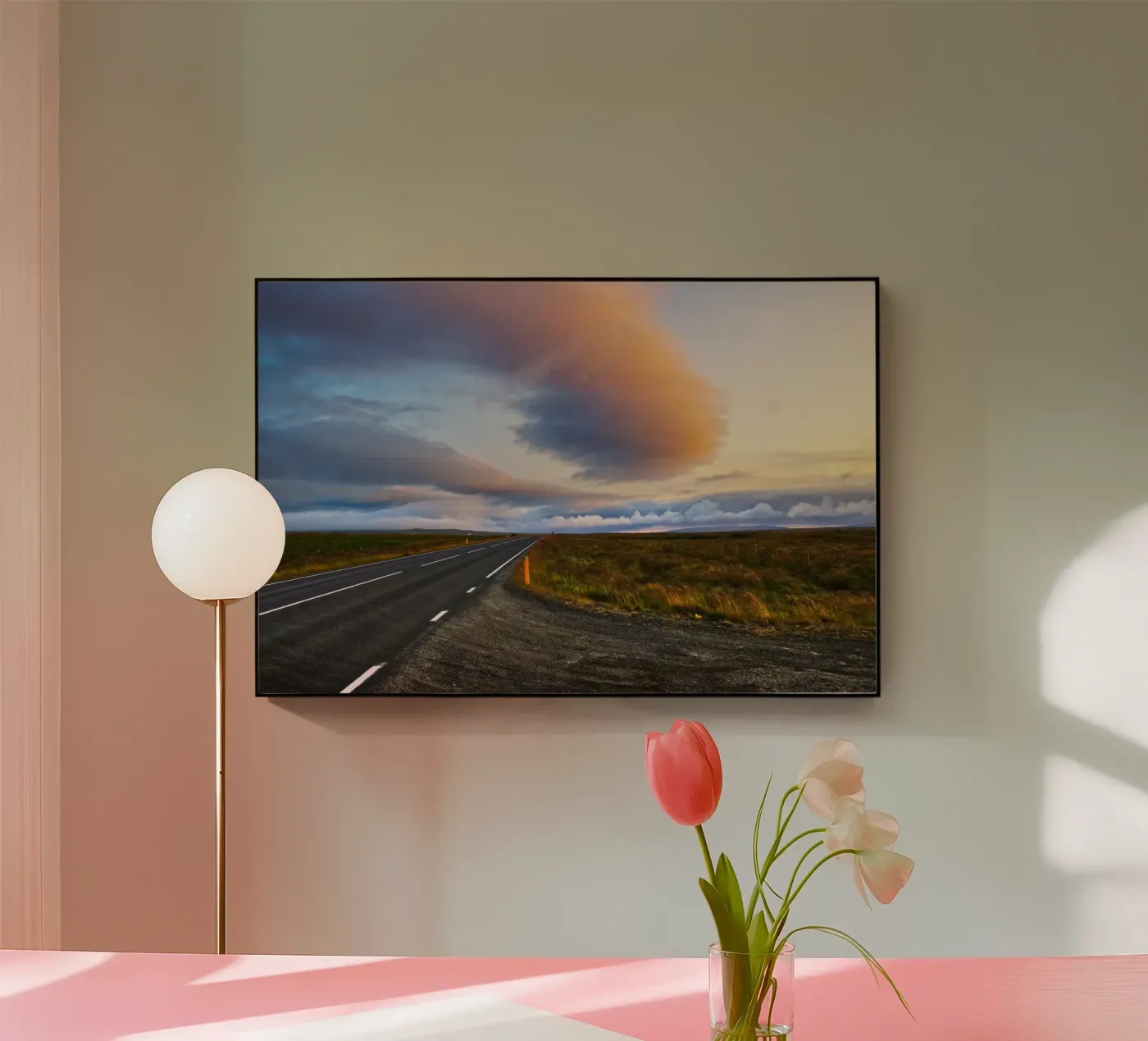 Sunset road plexiglass da Fjöllart