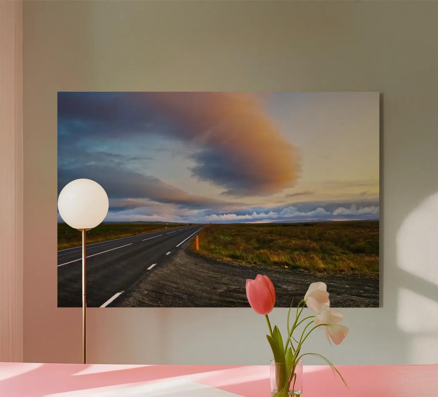 Sunset road plexiglass da Fjöllart