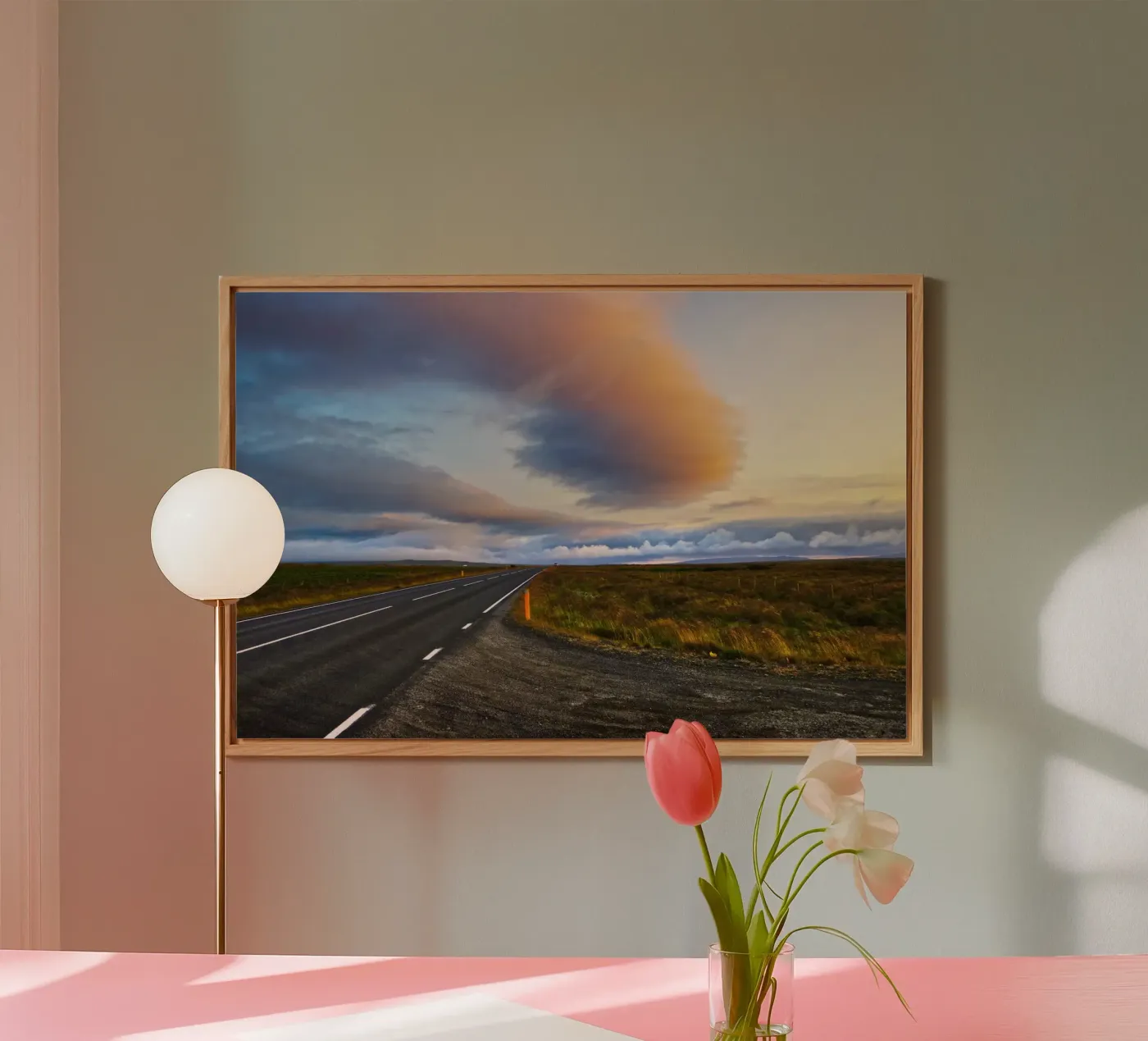 Sunset road forex plate by Fjöllart