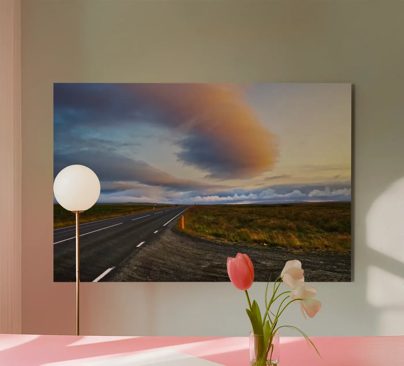 Sunset road forex plate by Fjöllart