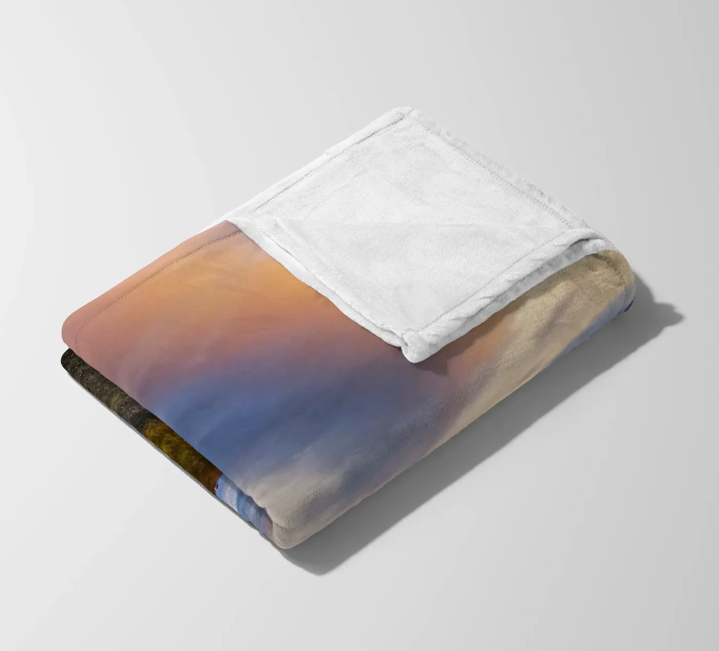 Sunset road fleecedeken van Fjöllart