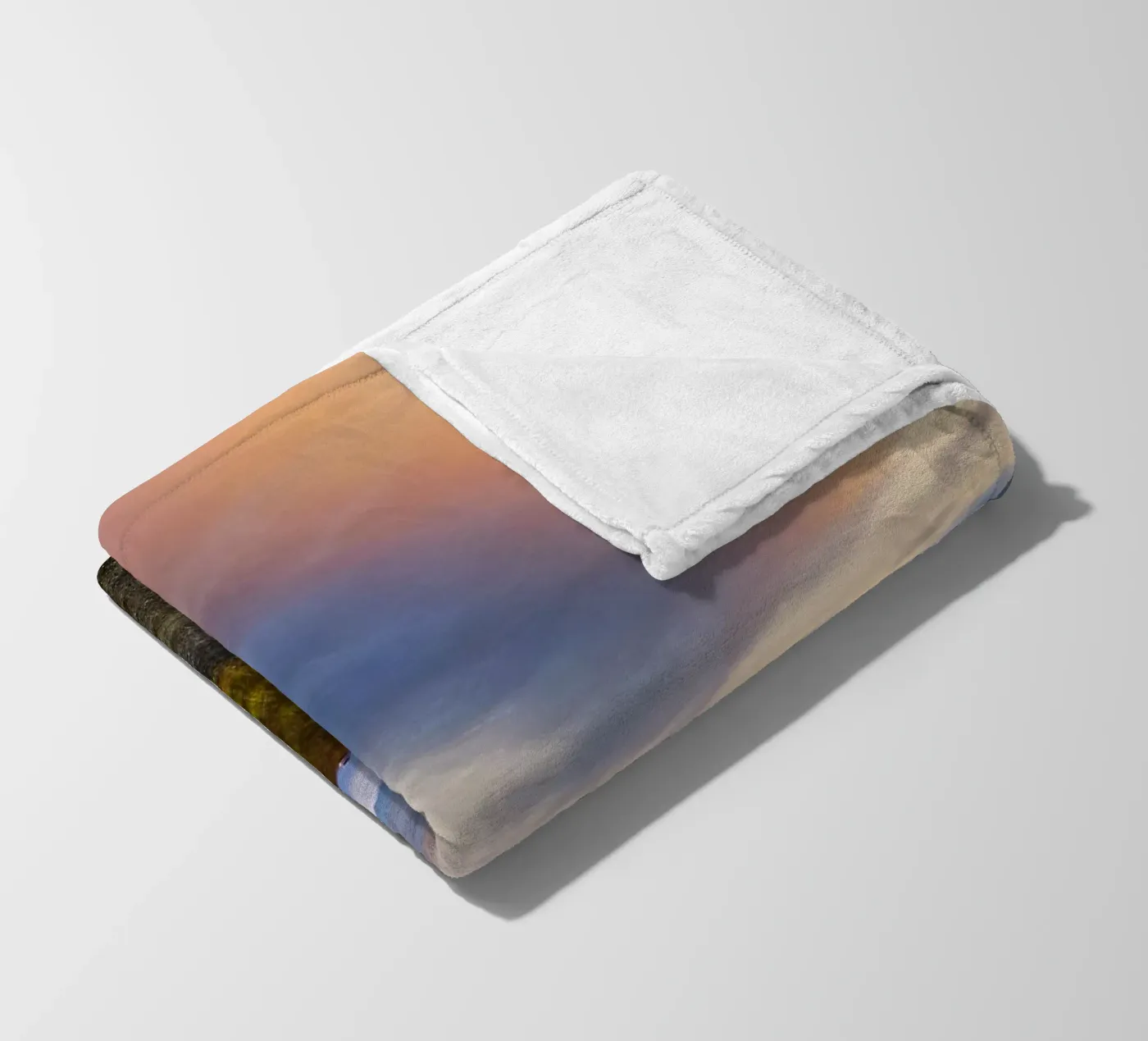 Sunset road fleecedeken van Fjöllart