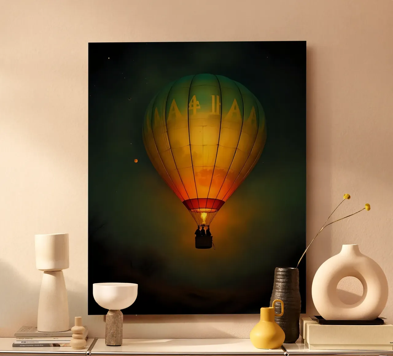 Giro in mongolfiera_2 alluminio dibond da Fantasie & Mystikwelten by LK