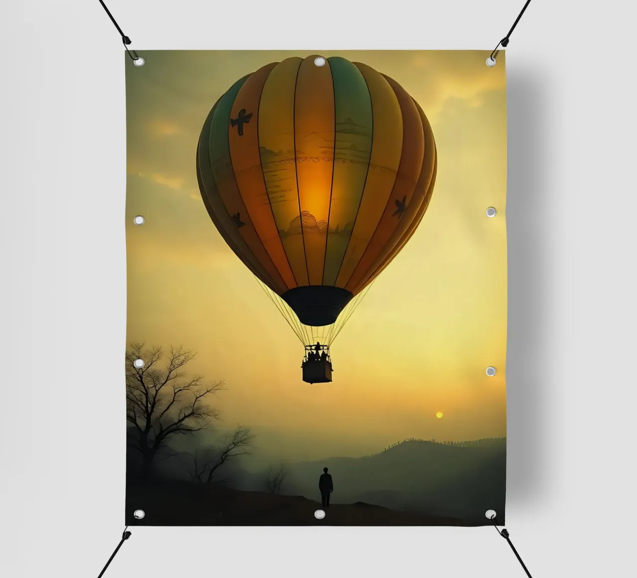 Giro in mongolfiera_3 telo in pvc da Fantasie & Mystikwelten by LK