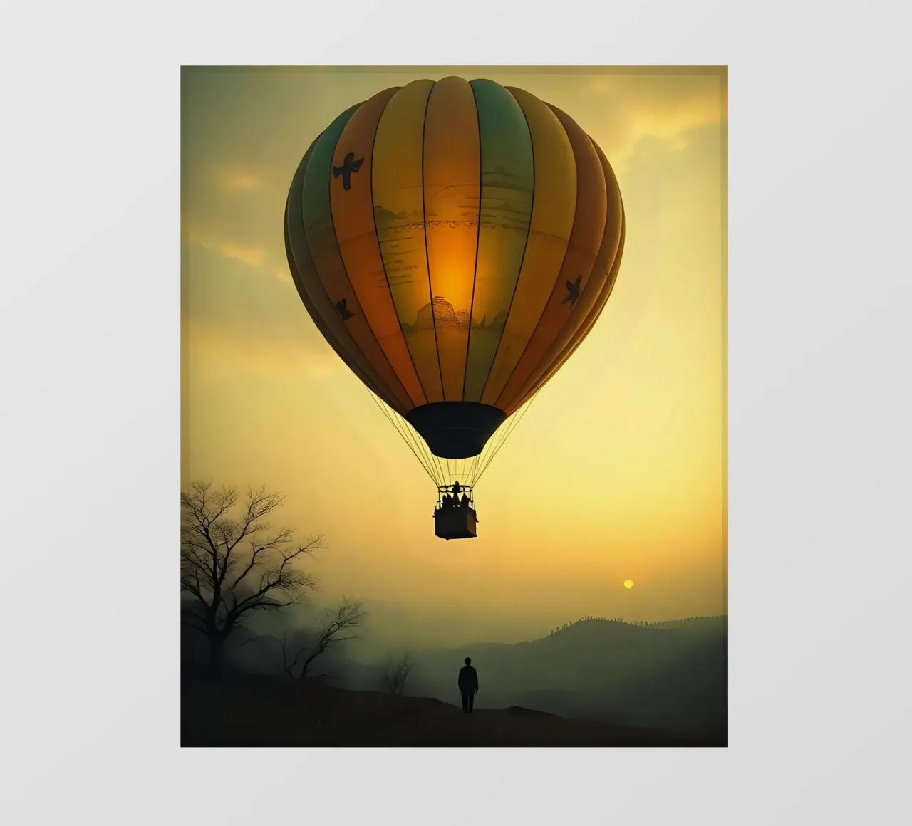 Giro in mongolfiera_3 telo in pvc da Fantasie & Mystikwelten by LK