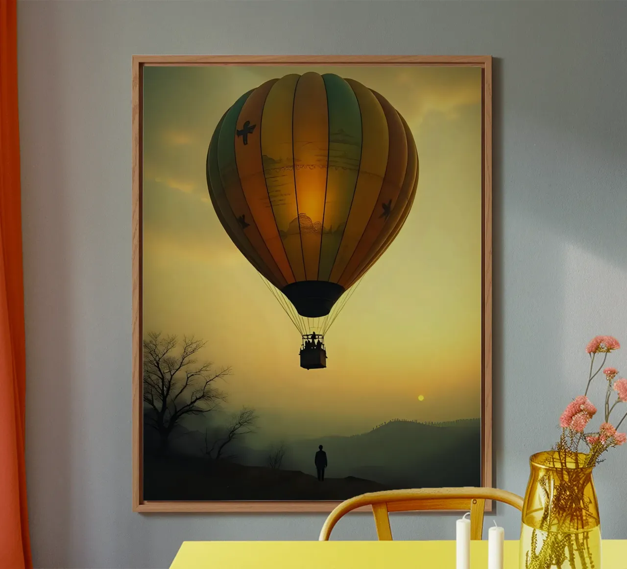 Giro in mongolfiera_3 alluminio dibond da Fantasie & Mystikwelten by LK