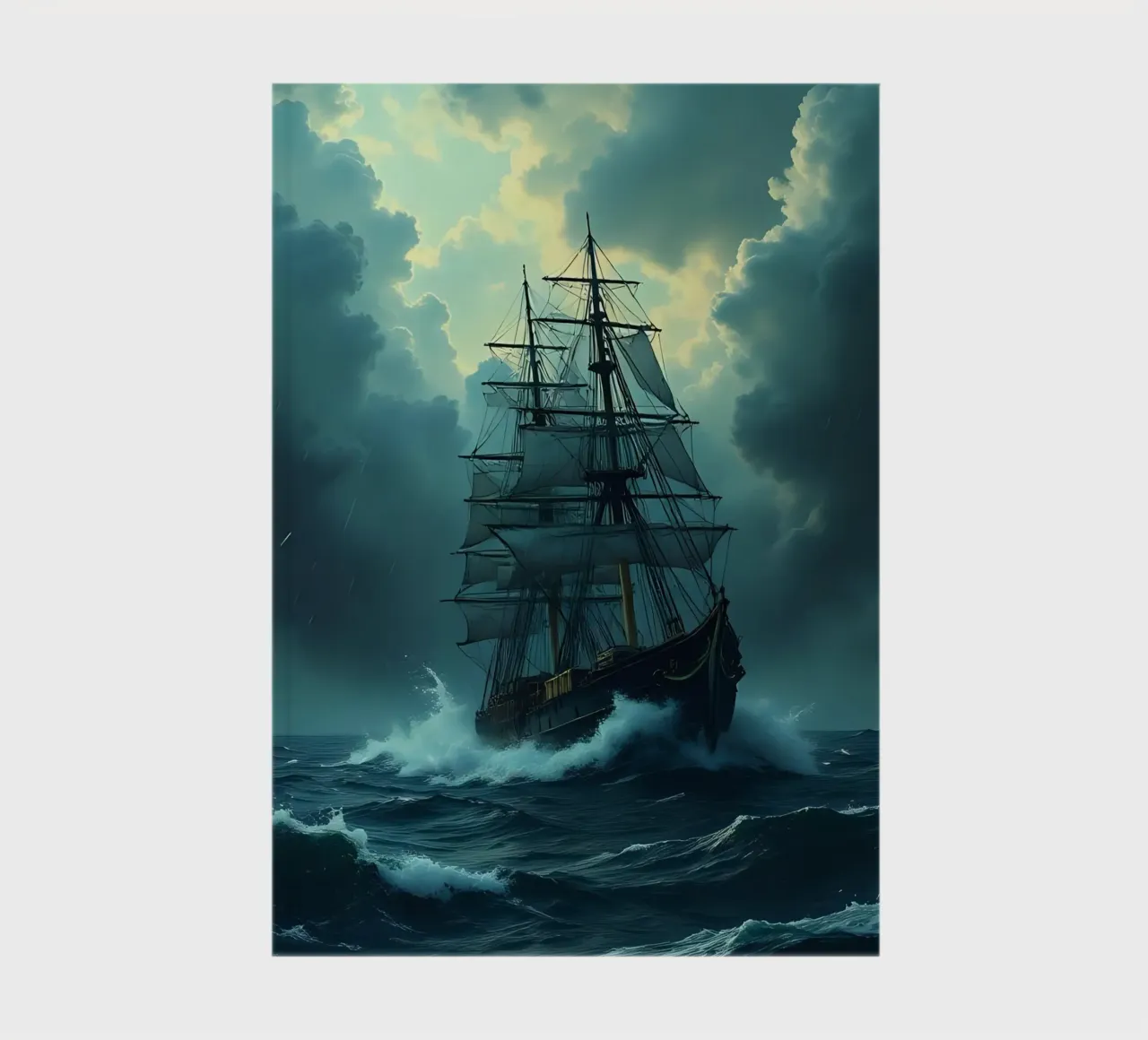 Sailing ship_2 notebook by Fantasie & Mystikwelten by LK