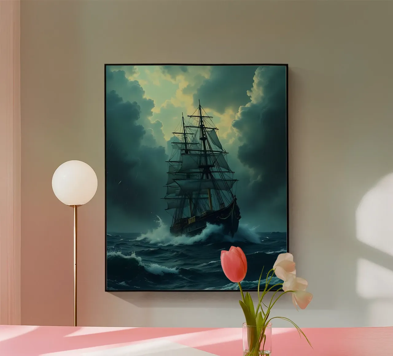 Segelschiff_2 Acryl-Glas von Fantasie & Mystikwelten by LK