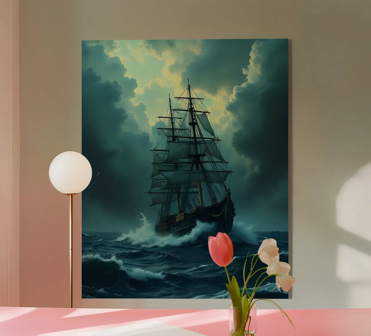 Segelschiff_2 Acryl-Glas von Fantasie & Mystikwelten by LK