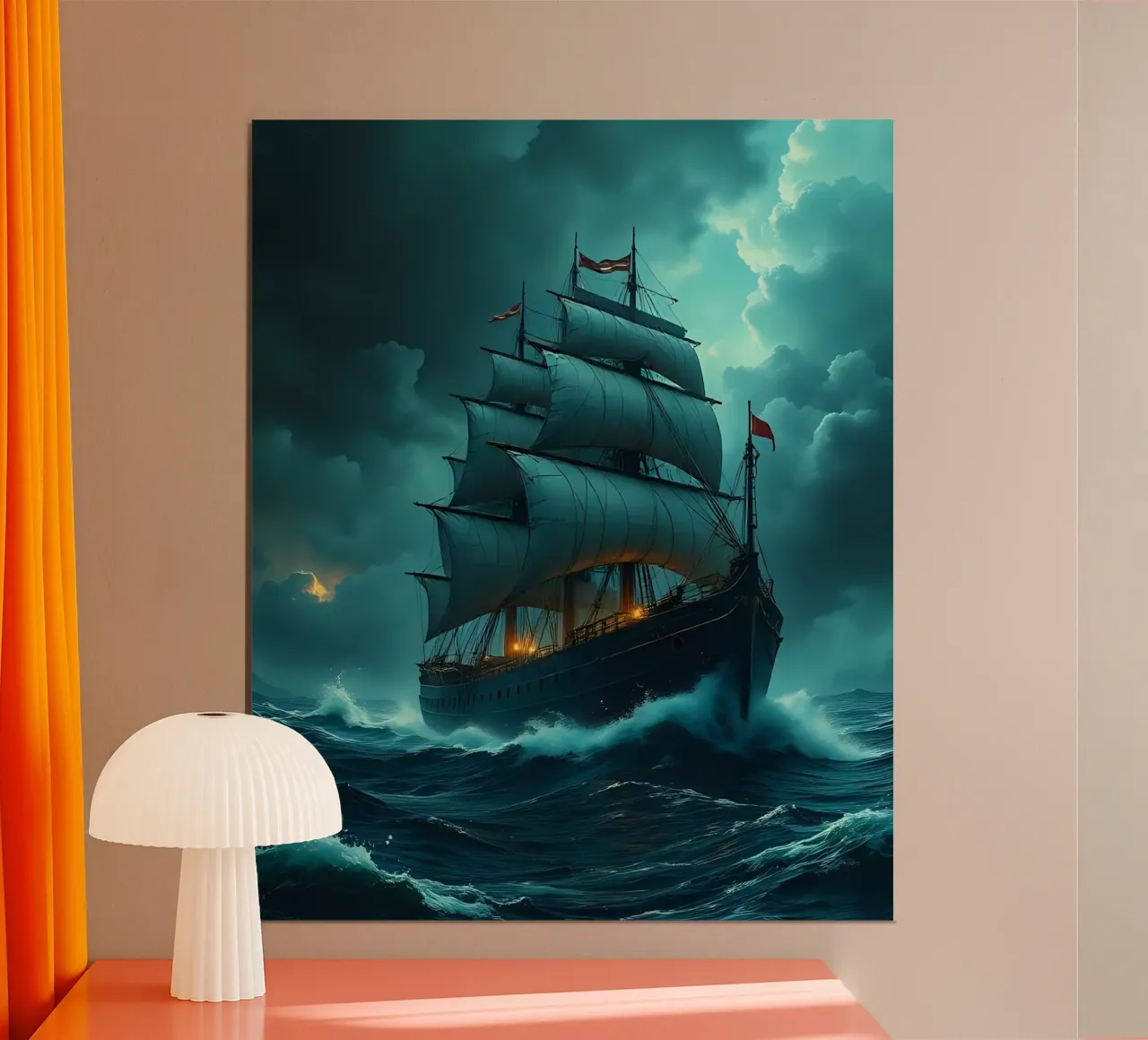 Segelschiff_3 Hahnemühle von Fantasie & Mystikwelten by LK