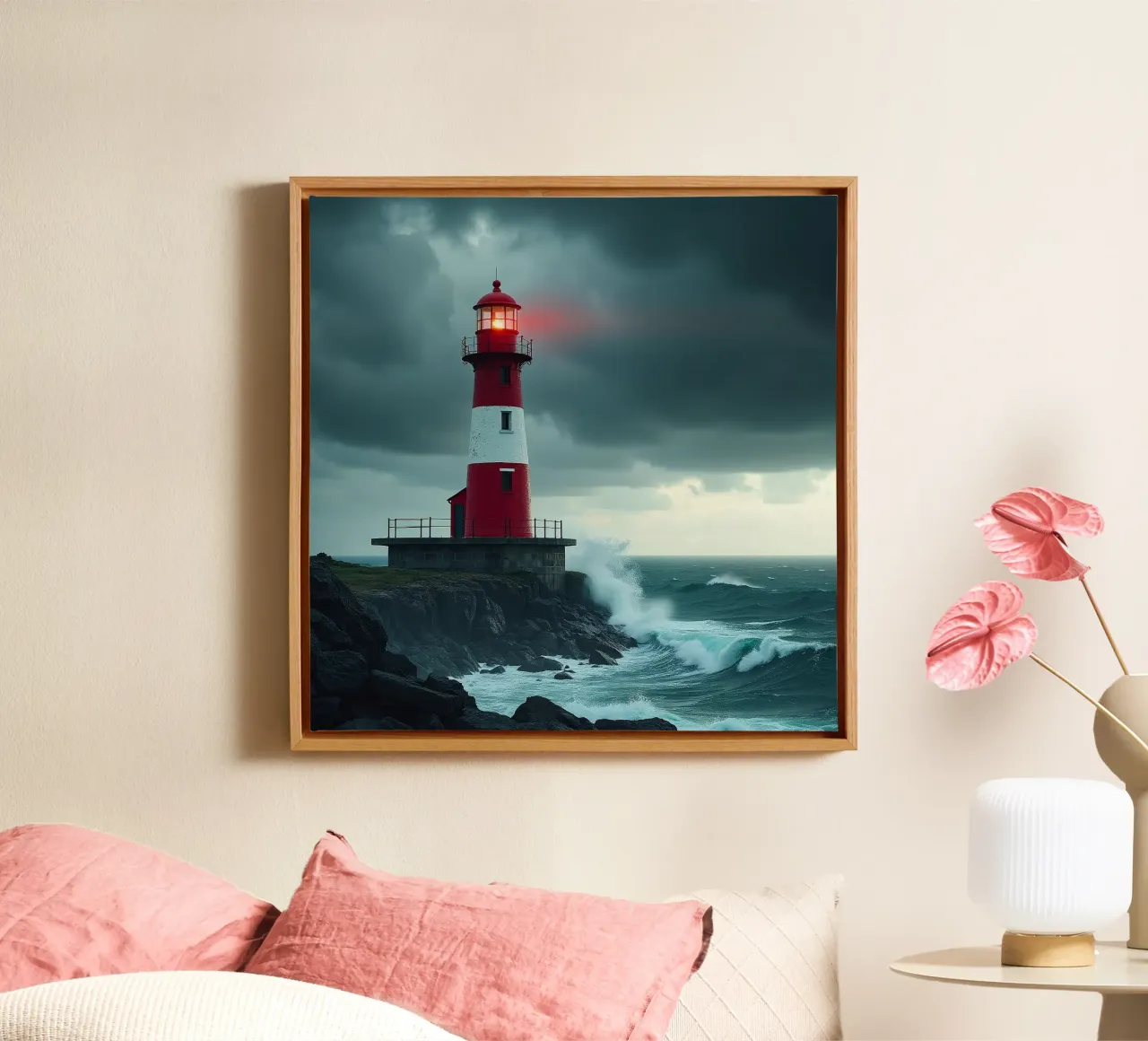 Lighthouse_2 canvas by Fantasie & Mystikwelten by LK