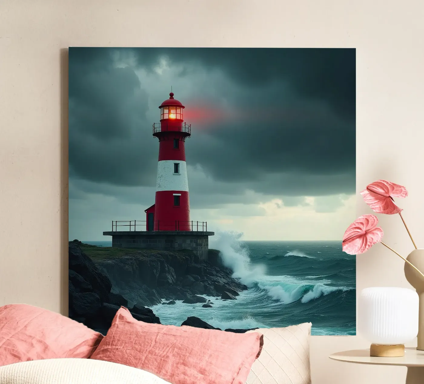 Lighthouse_2 canvas by Fantasie & Mystikwelten by LK