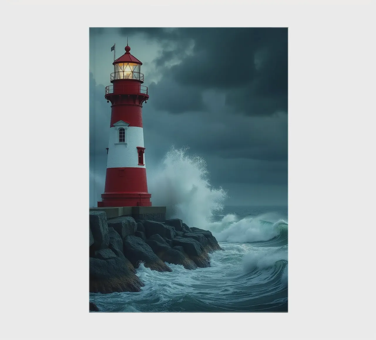 Lighthouse_3 notebook by Fantasie & Mystikwelten by LK