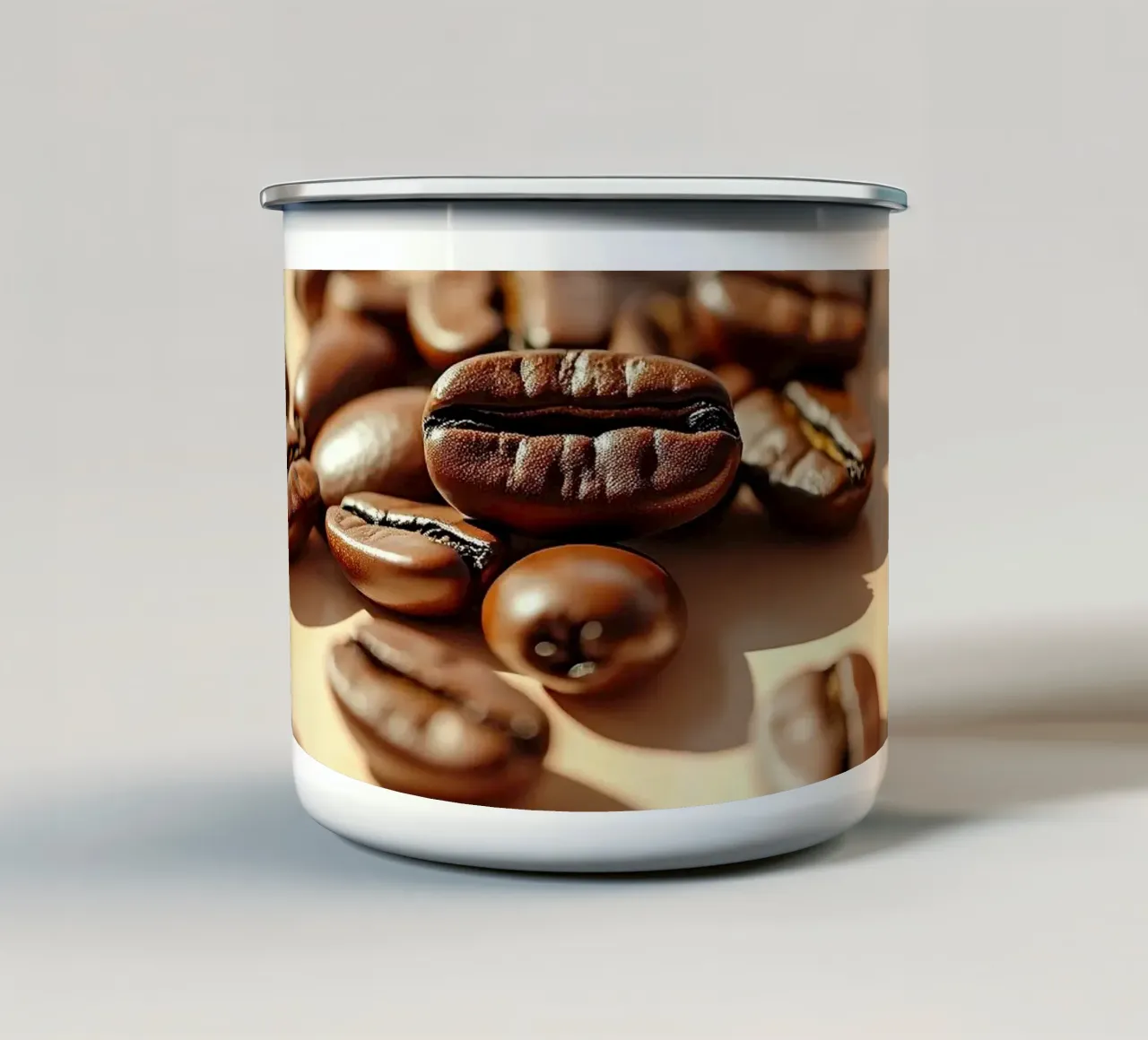 Chicchi di caffè_3 tazza in smalto da Farb- und Blütenzauber by LK