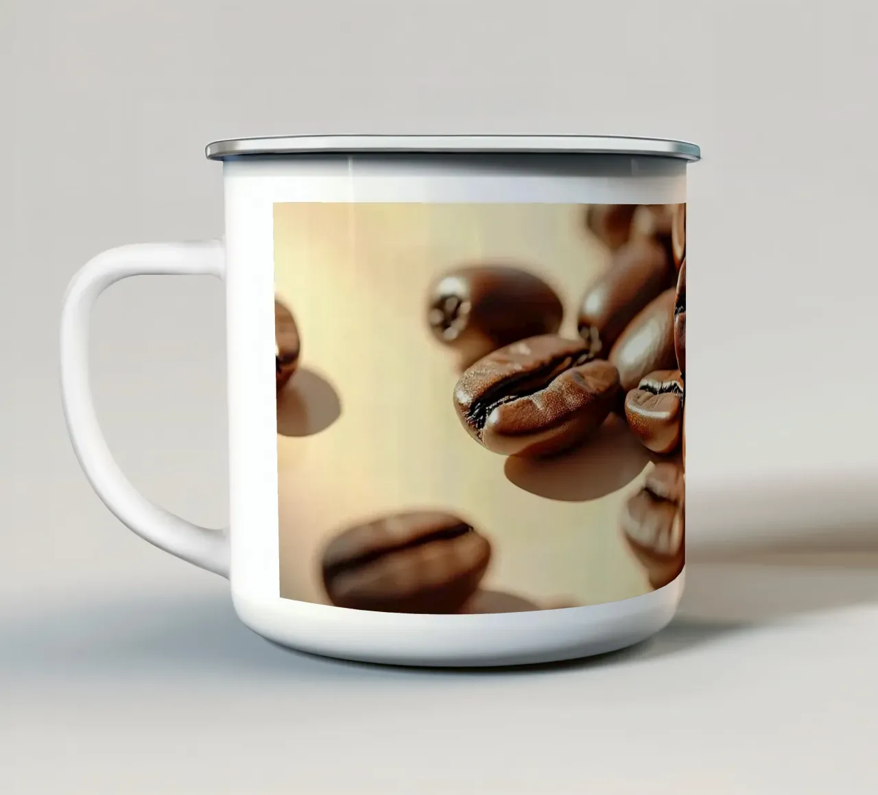 Chicchi di caffè_3 tazza in smalto da Farb- und Blütenzauber by LK