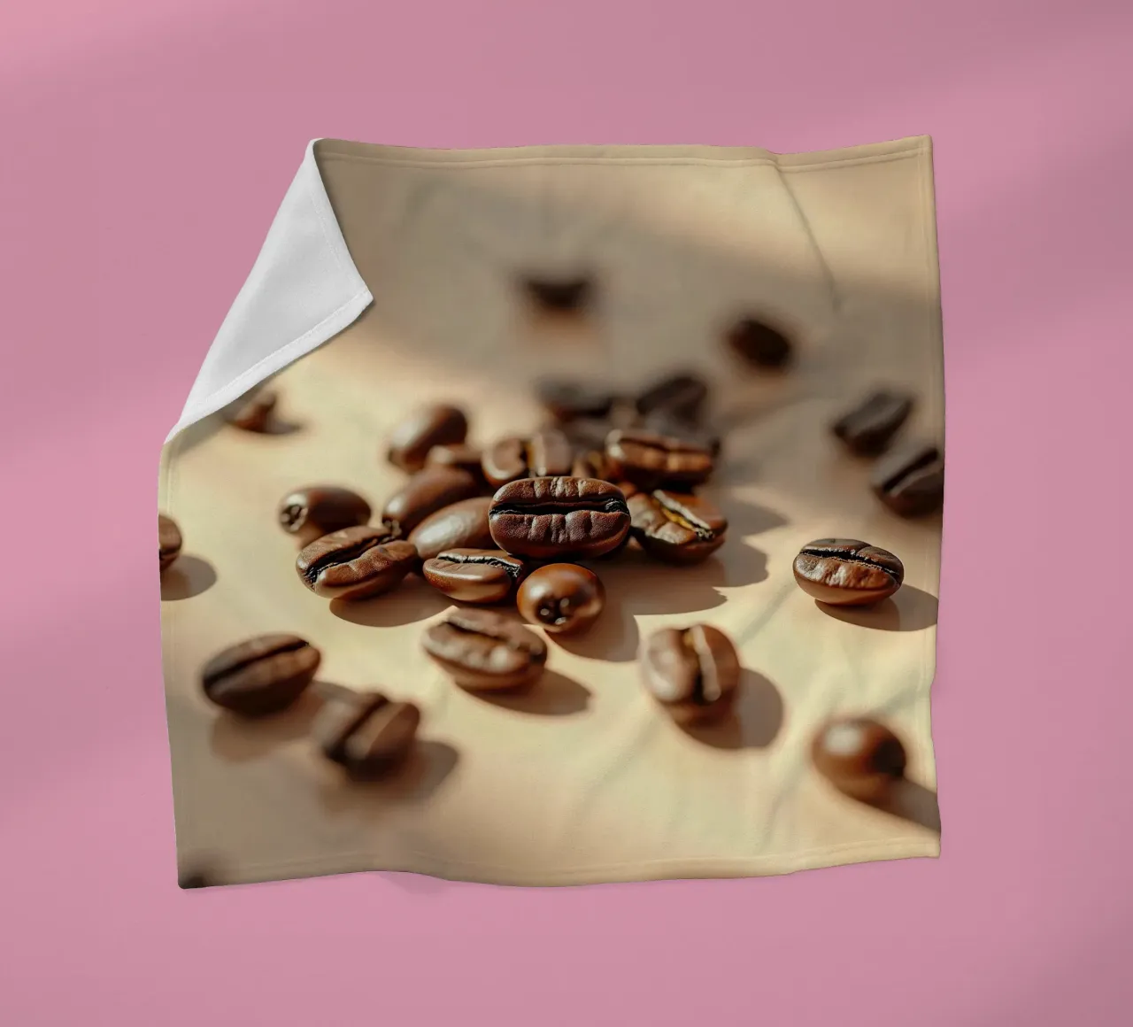 Chicchi di caffè_3 coperta in pile da Farb- und Blütenzauber by LK