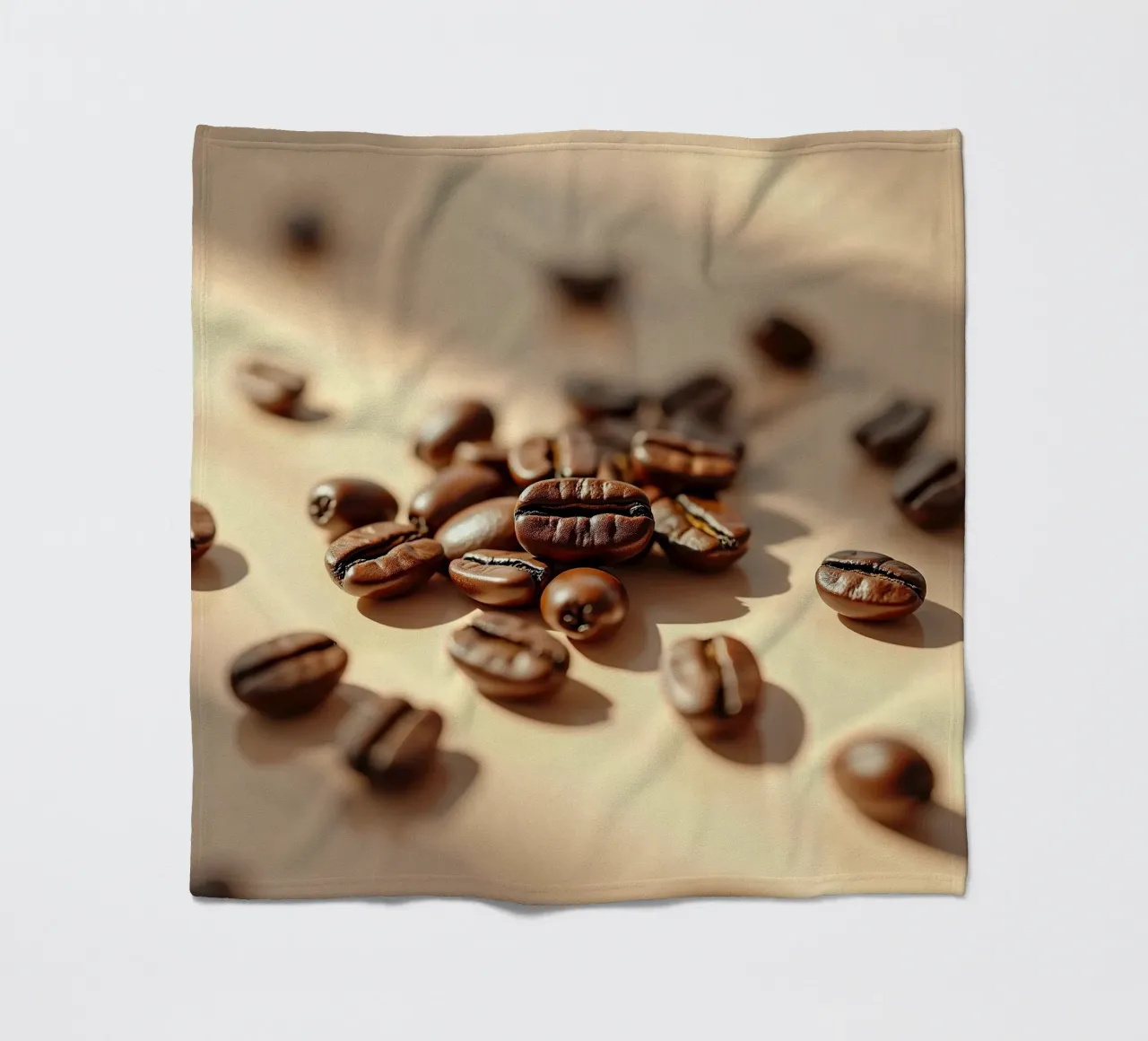Chicchi di caffè_3 coperta in pile da Farb- und Blütenzauber by LK