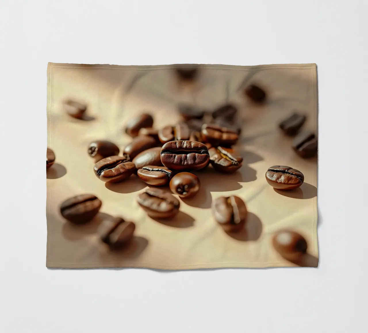 Chicchi di caffè_3 coperta in pile da Farb- und Blütenzauber by LK