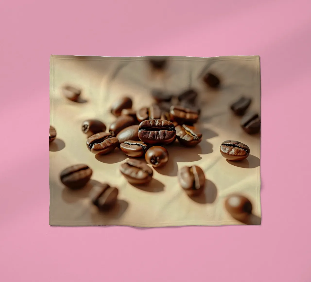 Chicchi di caffè_3 coperta in pile da Farb- und Blütenzauber by LK