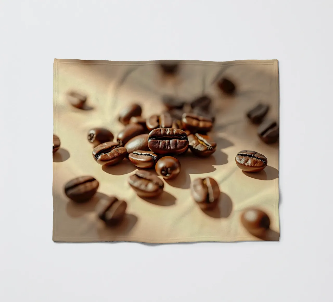 Chicchi di caffè_3 coperta in pile da Farb- und Blütenzauber by LK