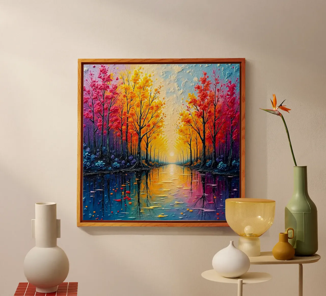 albero colorato viale_1 plexiglass da Farb- und Blütenzauber by LK