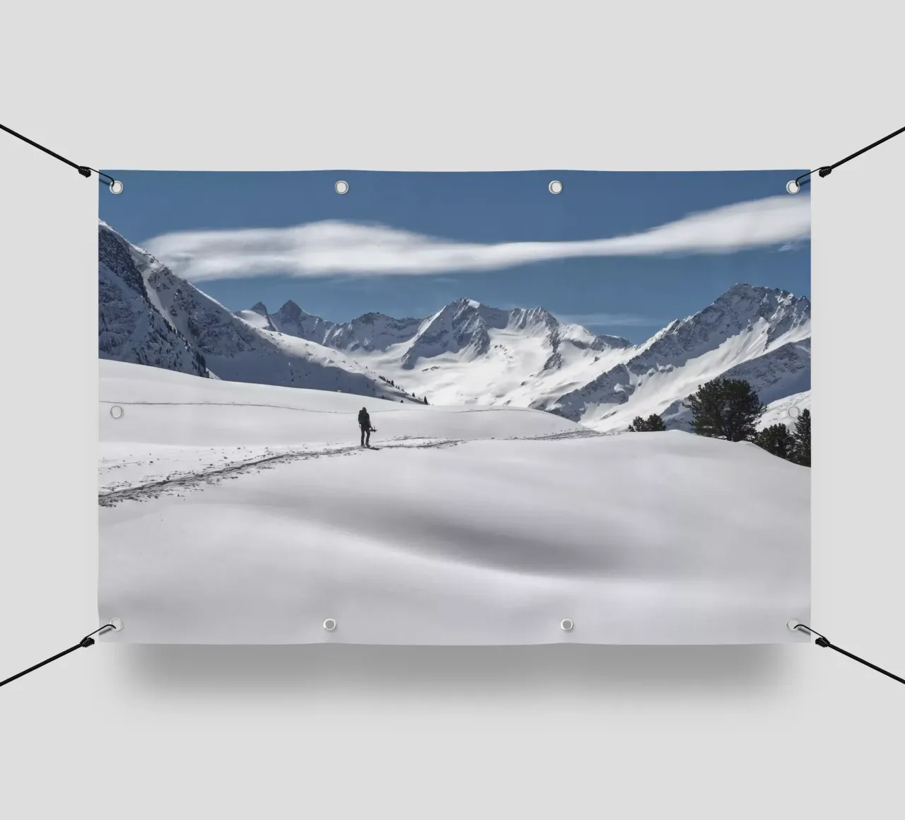 Snowy mountain hike telo in pvc da Fjöllart