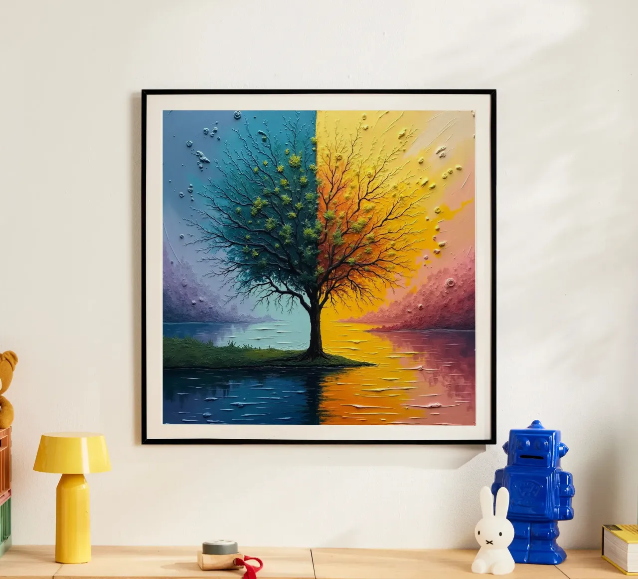 Tree, two-coloured_1 hahnemühle by Farb- und Blütenzauber by LK